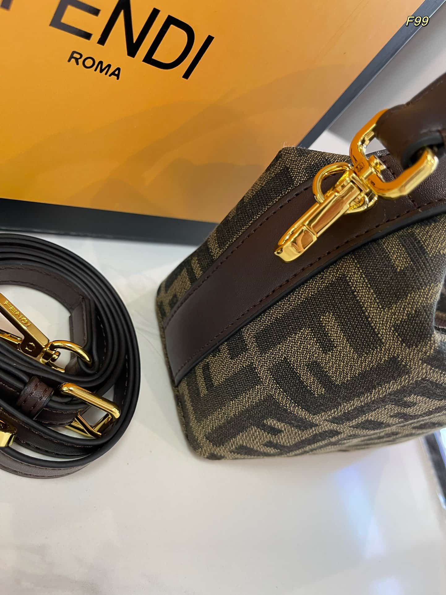 Fendi Zucca Mini Shoulder Bag