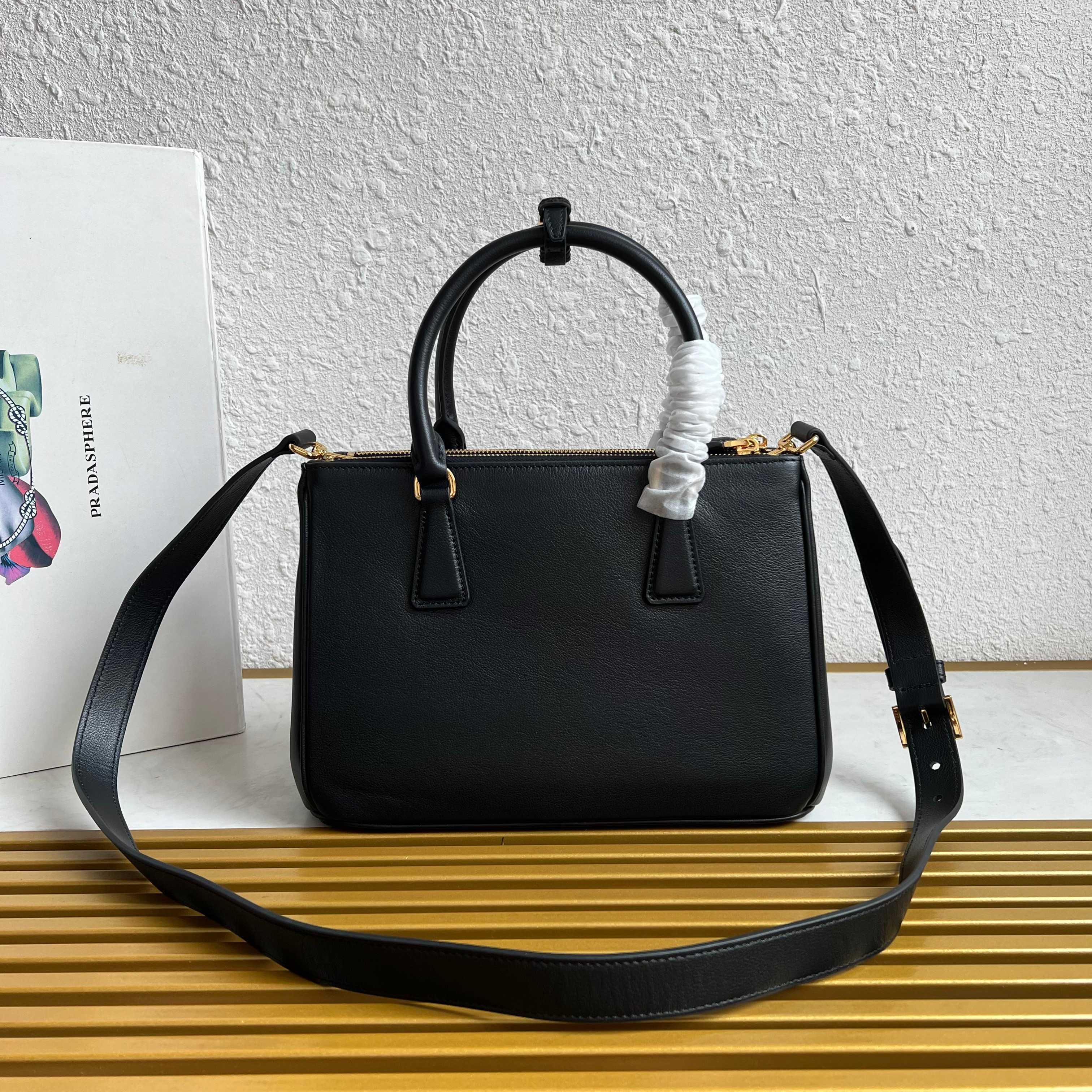 Prada Galleria small Saffiano leather bag 1BA896 Black High