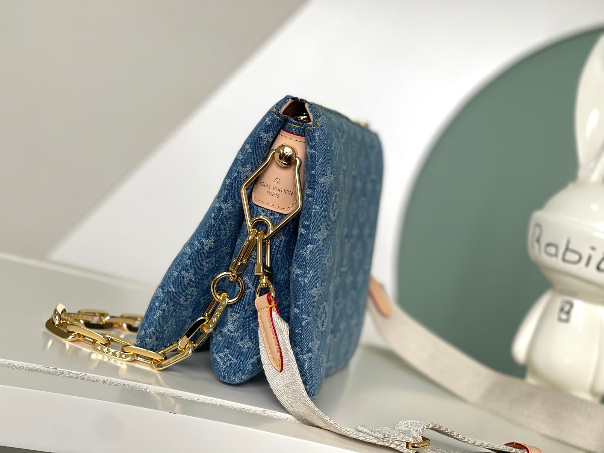 Louis Vuitton Coussin PM Monogram Denim in Navy Blue M24564 High