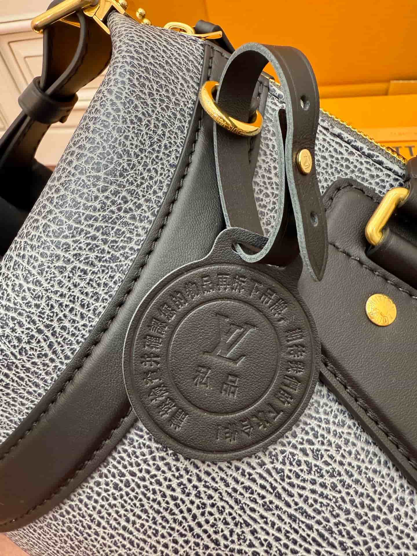 Louis Vuitton LV Biker MM Dark Denim Lambskin leather M14702 TOP