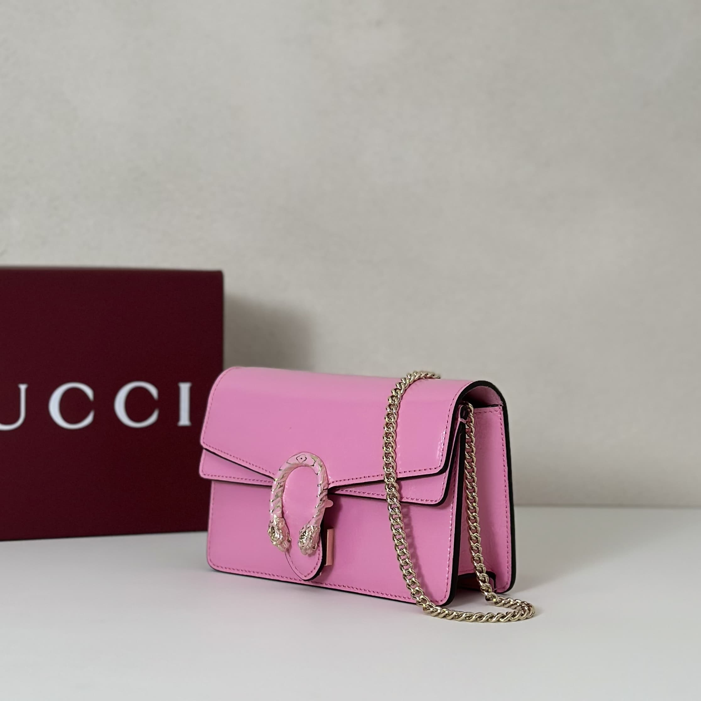 DIONYSUS MINI SHOULDER BAG 837370 Pink leather High