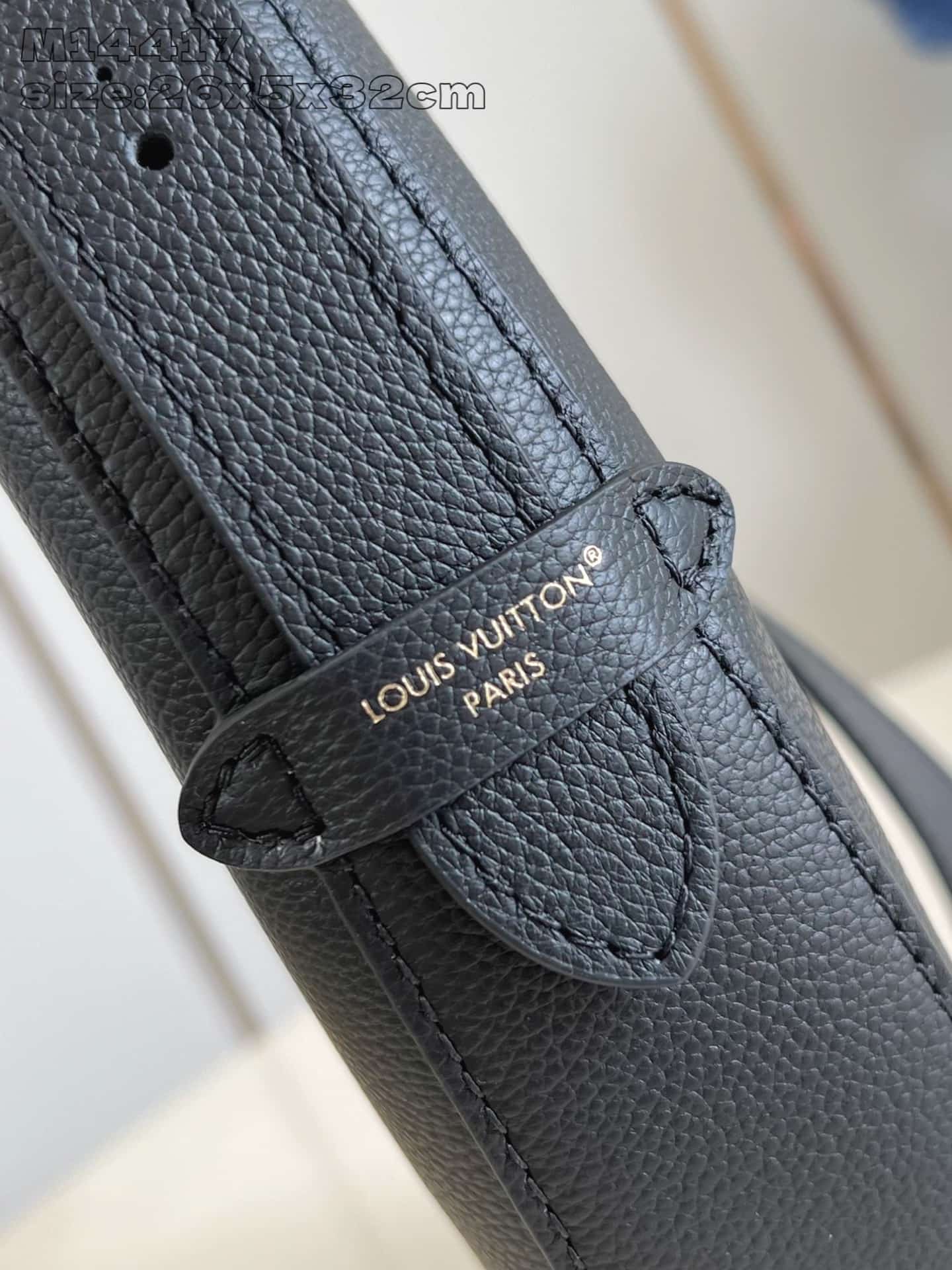 Louis Vuitton Low Key Cookie MM  Calf leather M14417 Black High