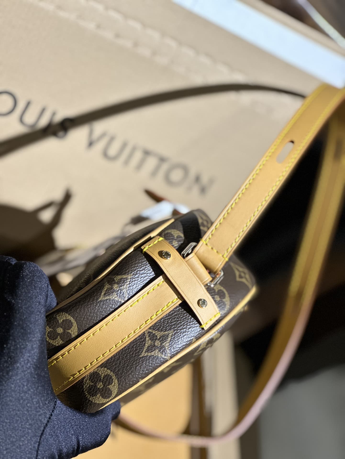 Louis Vuitton BOITE CHAPEAU SOUPLE PM Monogram coated canvas M45578 High