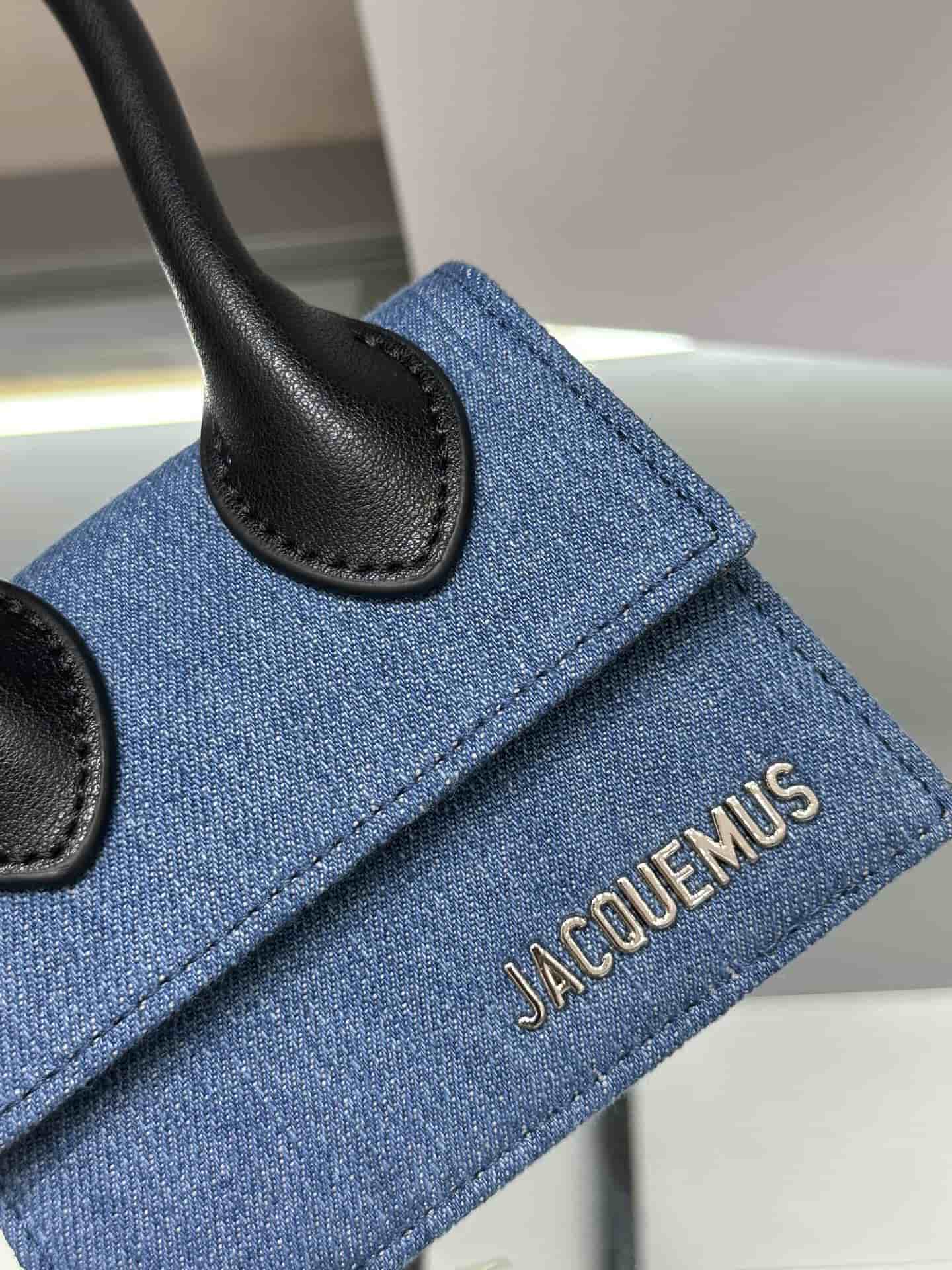 Jacquemus Le Chiquito Denim Bag High
