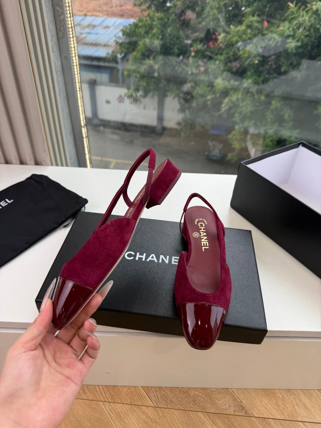 Chanel Slingback Flats Women