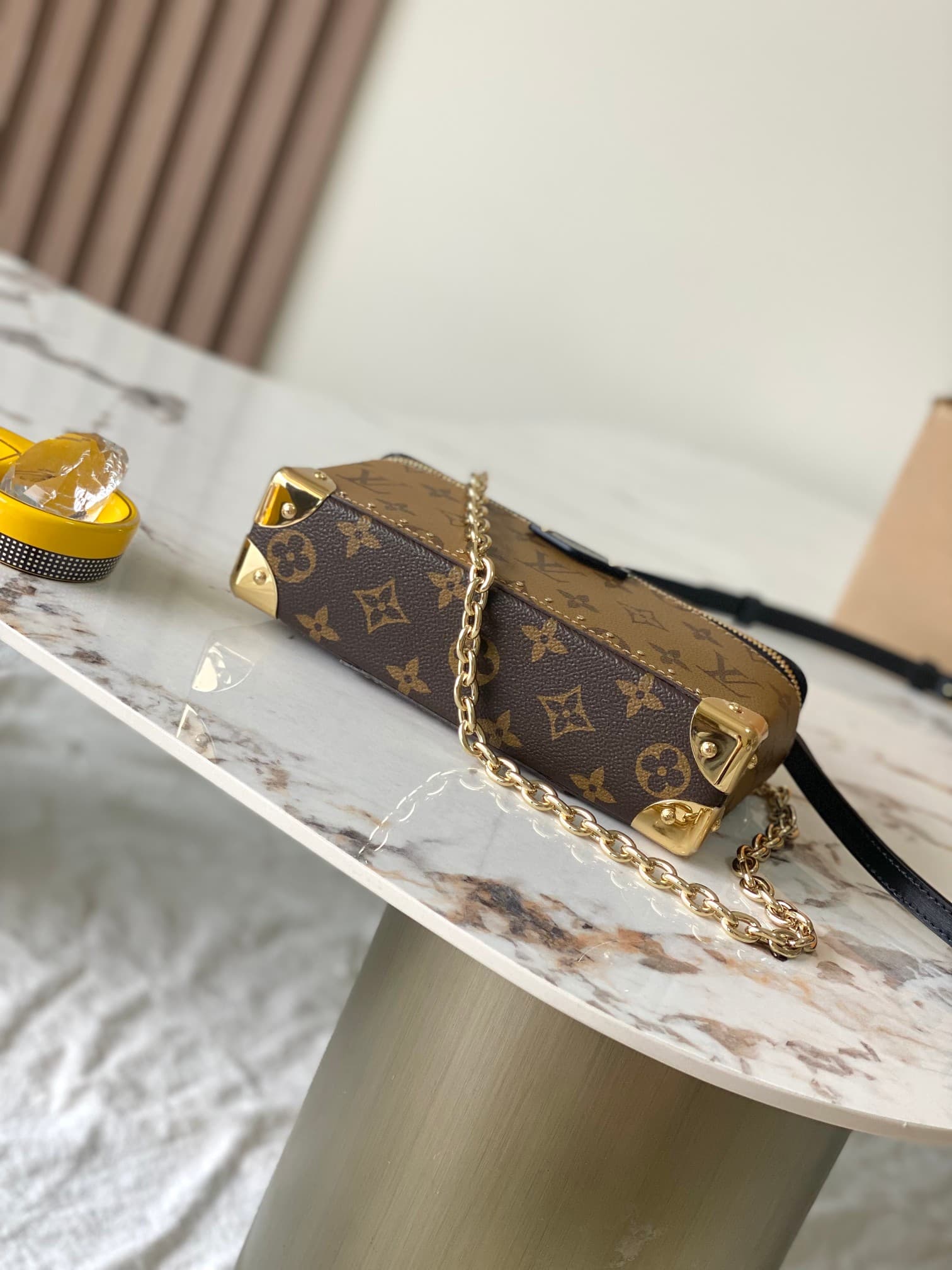 Louis Vuitton Vanity Pouch Trunk Monogram Reverse Coated canvas M29548 TOP