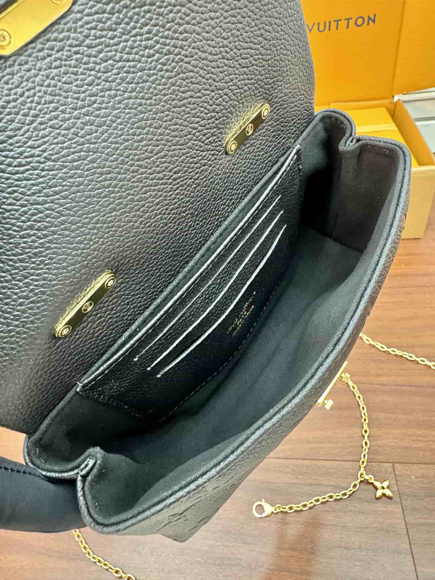 Louis Vuitton Madeleine Nano Embossed, grained cowhide leather M12144 Top