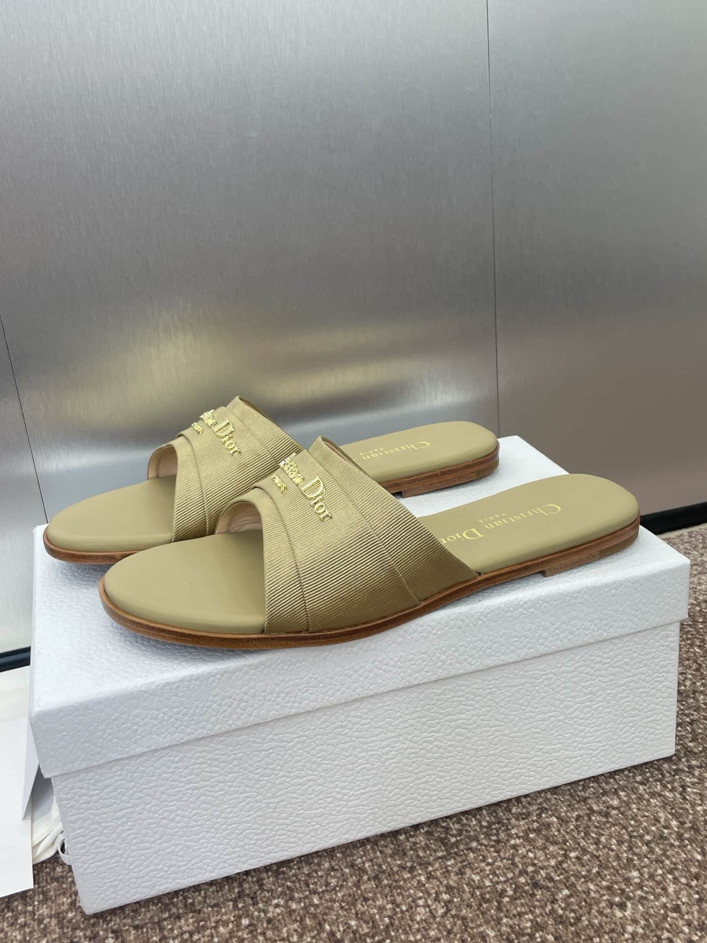 Dior My Dior Heeled Slide Shoes Women