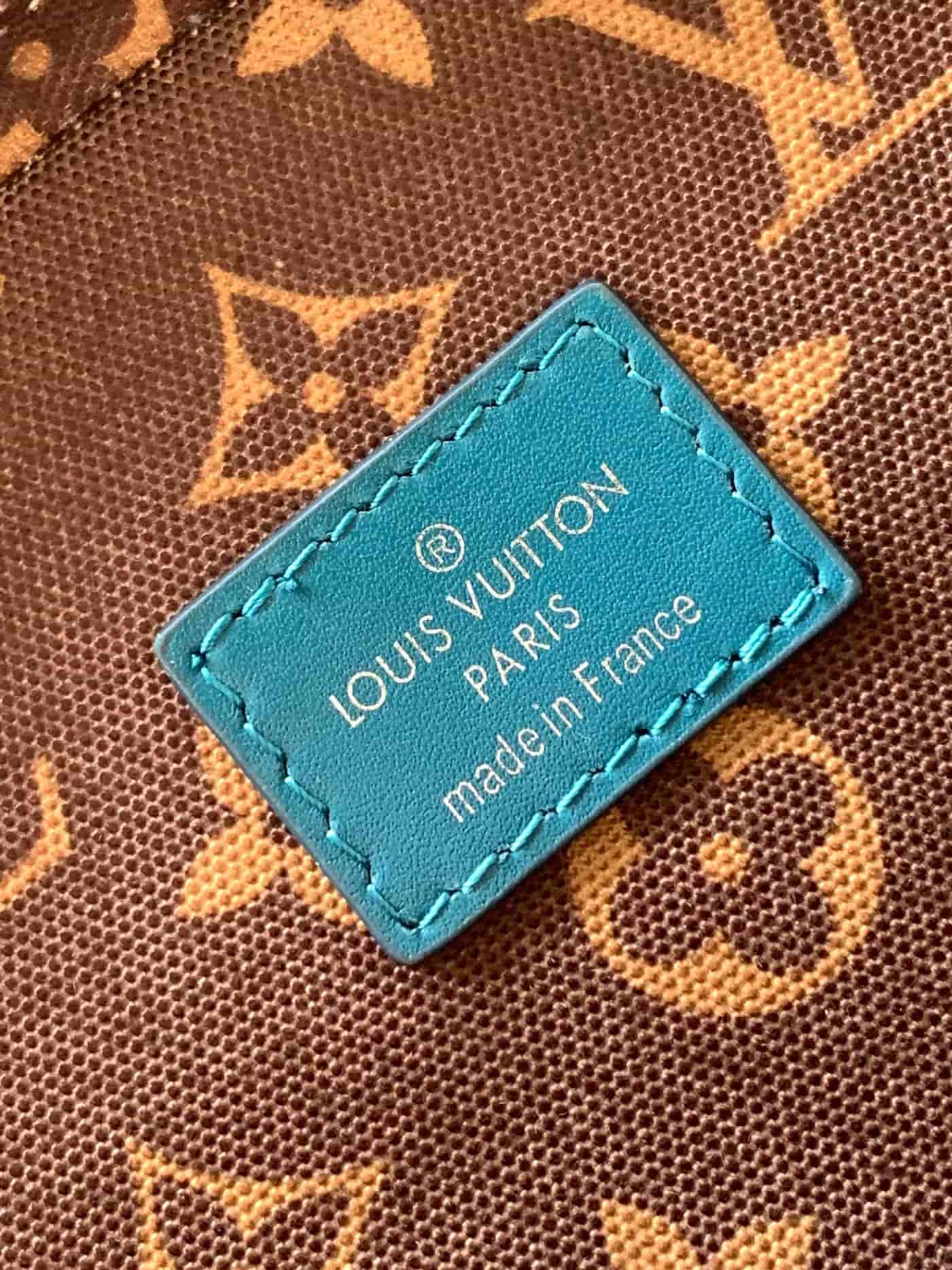Louis Vuitton Monogram Avenue Macassar Canvas Sling Bag M23782 Atlantic Blue High