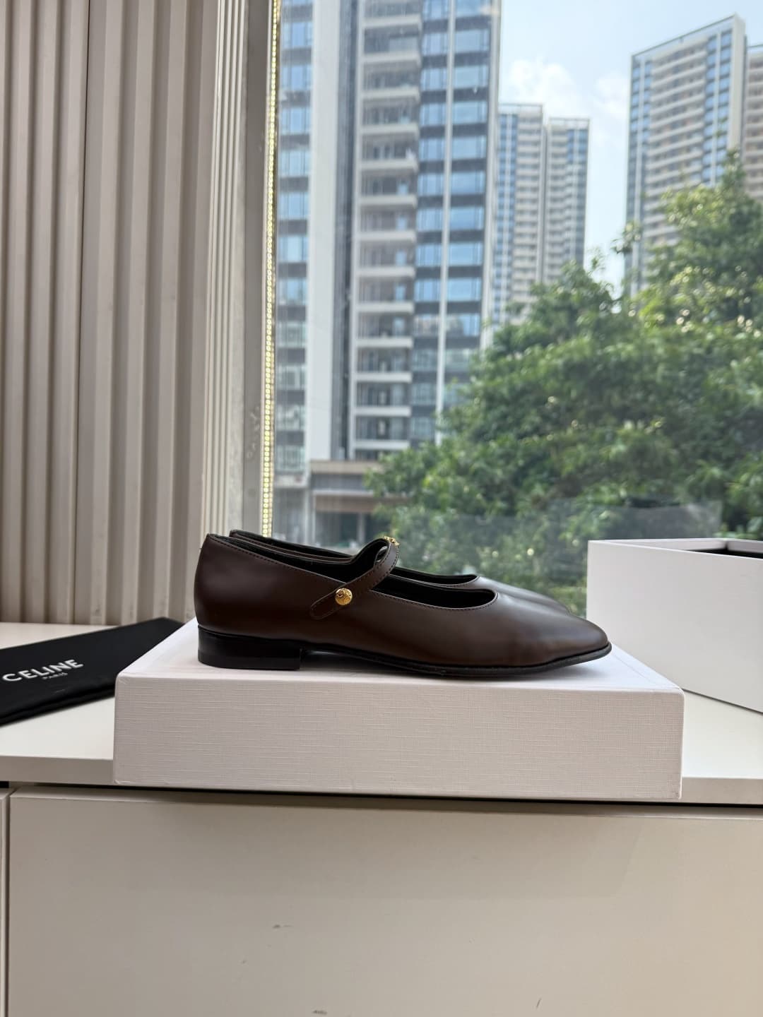 Celine Mary Jane Flat Shoes Women
