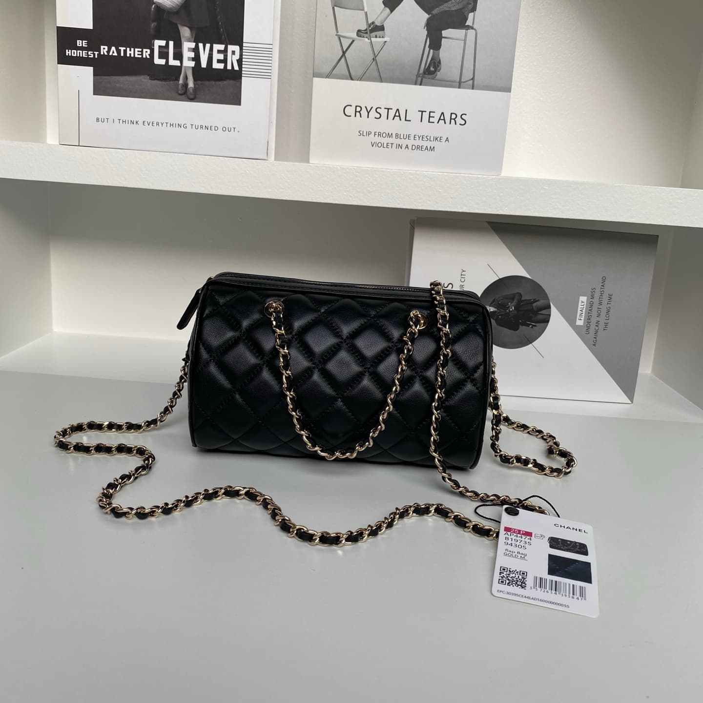 Chanel Classic Clutch with Chain Lambskin & Gold-Tone Metal Black AP4474 High