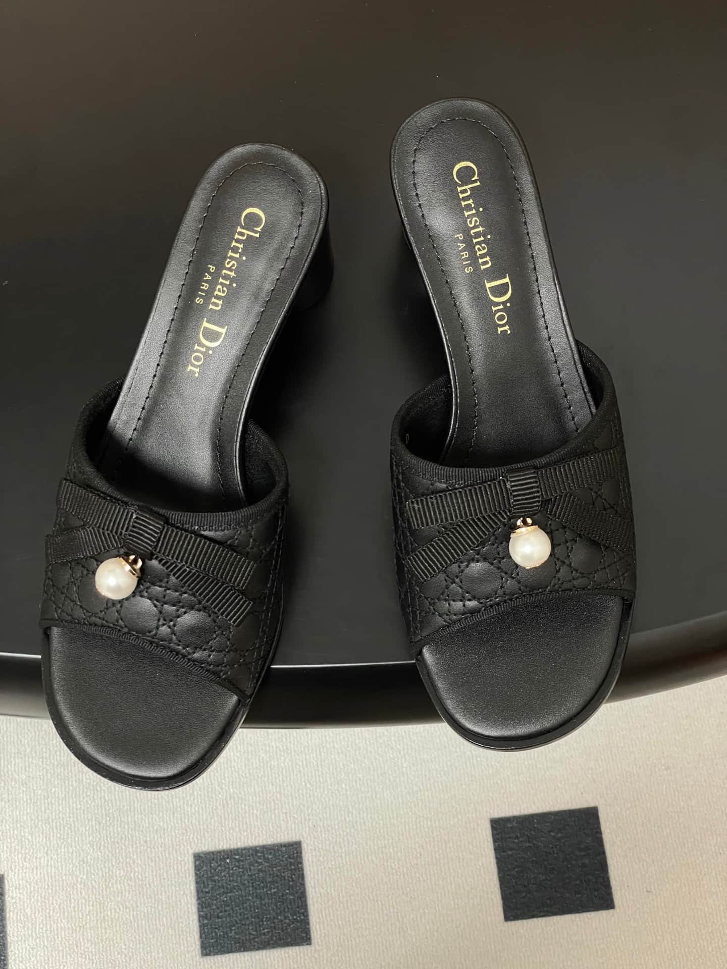 Dior Leather Slides Women