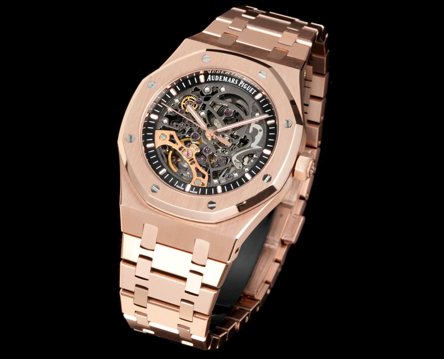 Audemars Piguet Royal Oak Double Balance Wheel Openworked Watch TOP
