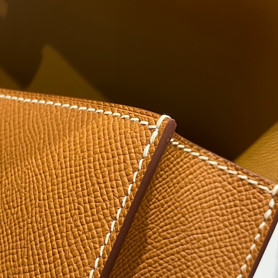 Hermès Constance Elan shoulder bag in Gold Epsom leather WAX High