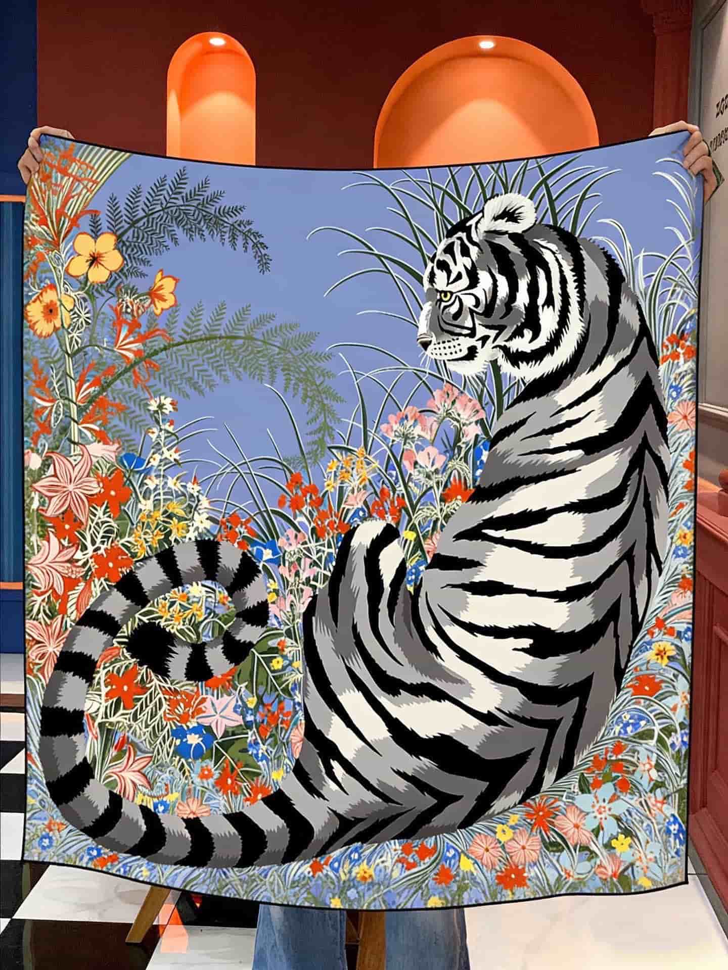 Hermes Tyger Tyger scarf