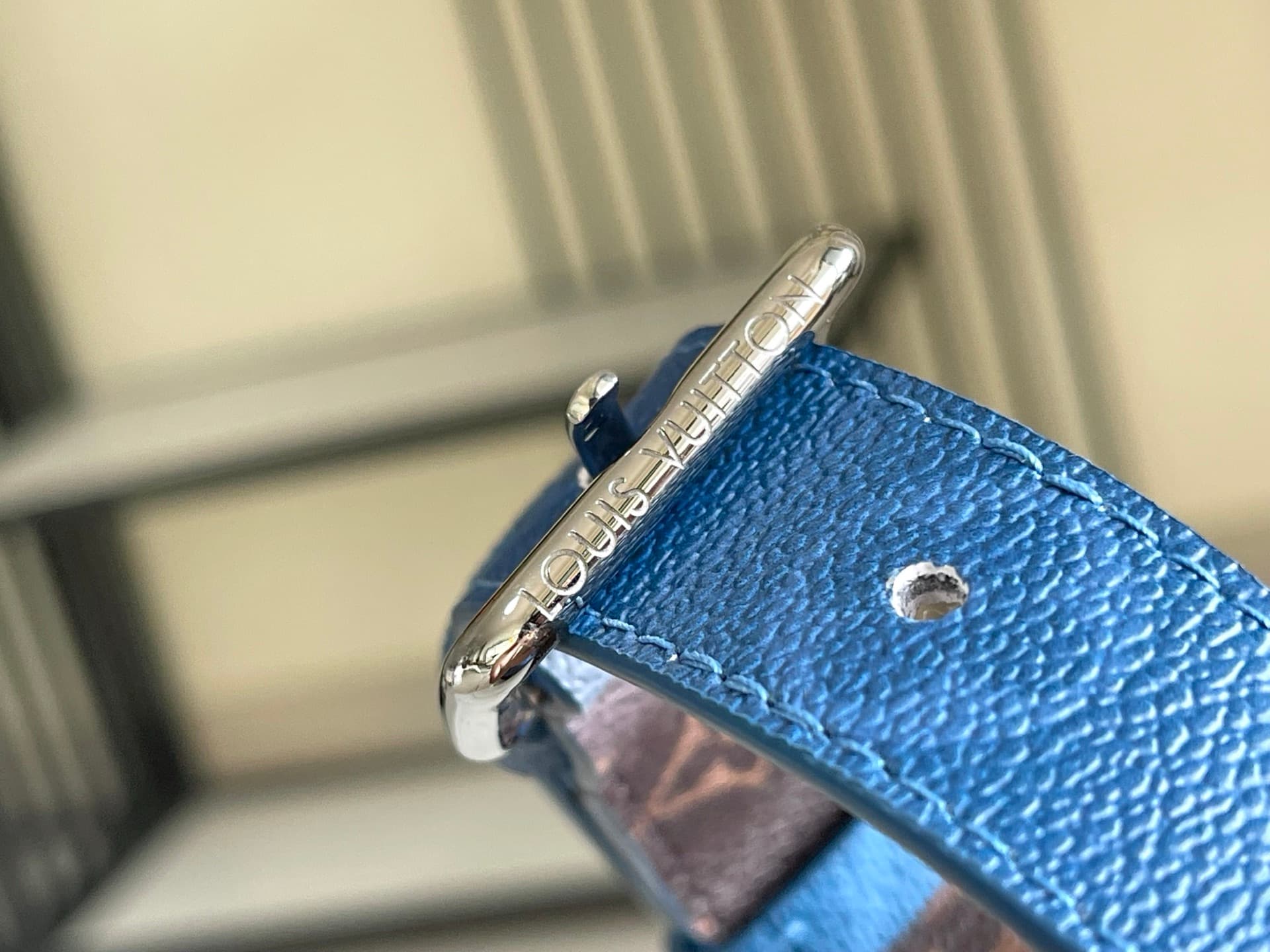 Louis Vuitton Keepall Bandoulière 50 Blue Monogram Pigment coated canvas M28227 TOP