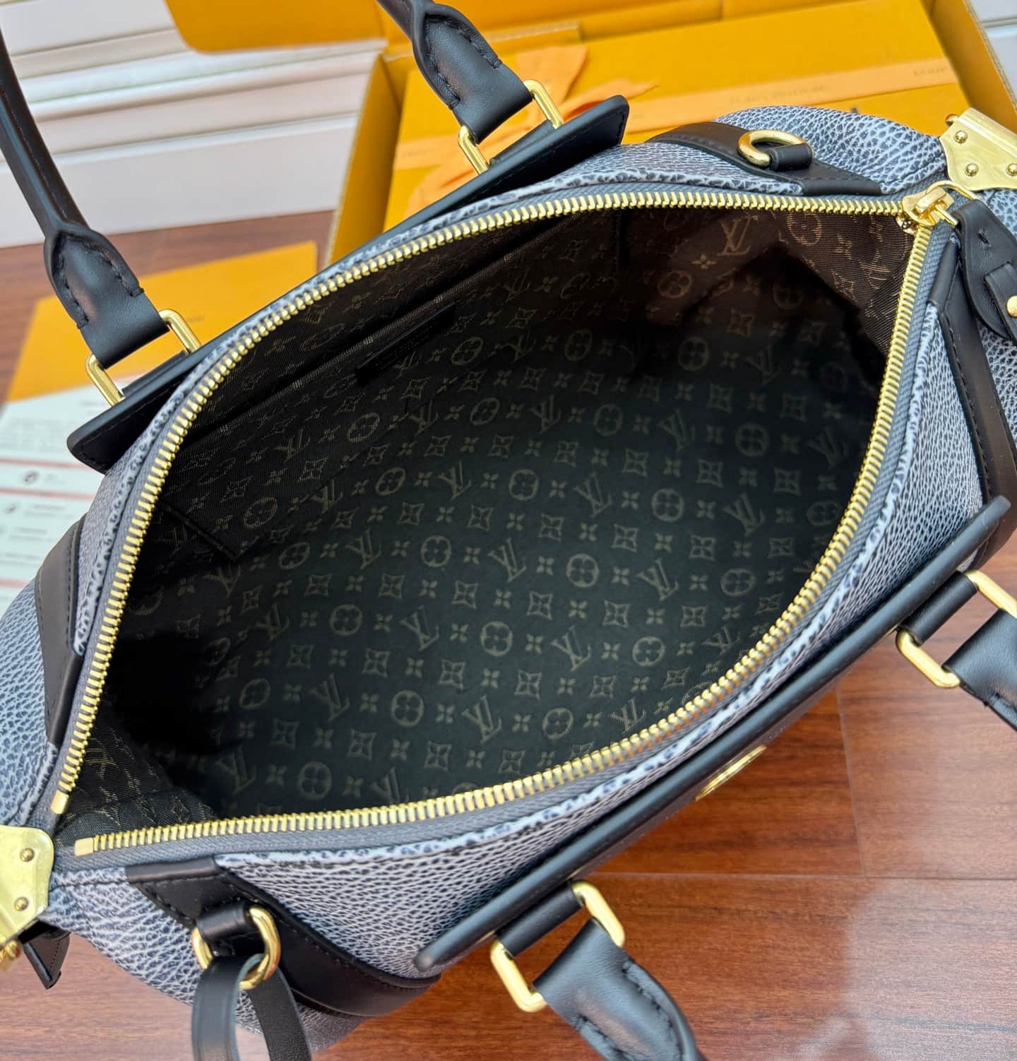 Louis Vuitton LV Biker MM Dark Denim Lambskin leather M14702 TOP