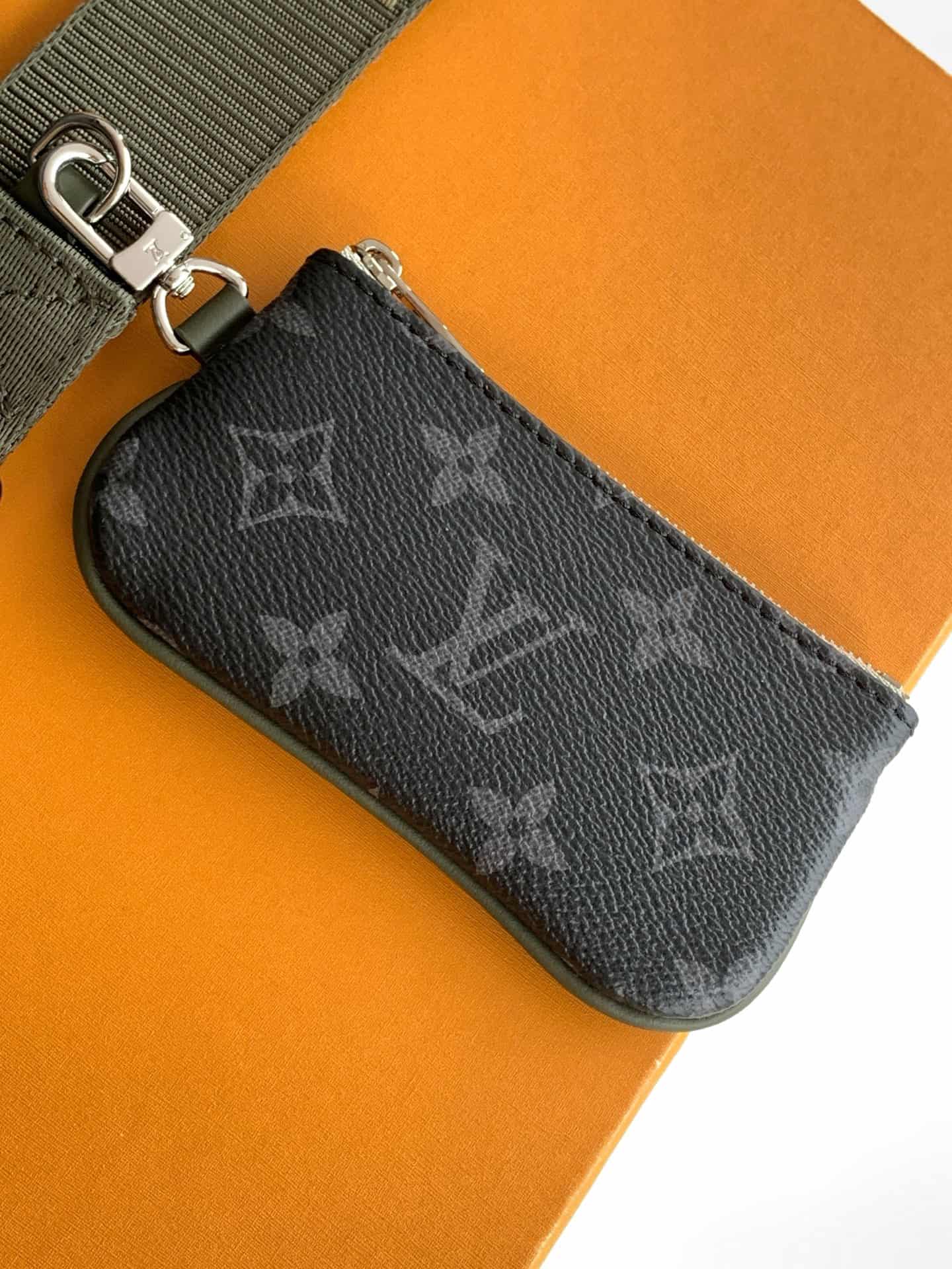 Louis Vuitton Trio Messenger Khaki Green Monogram Eclipse coated canvas M28628 High