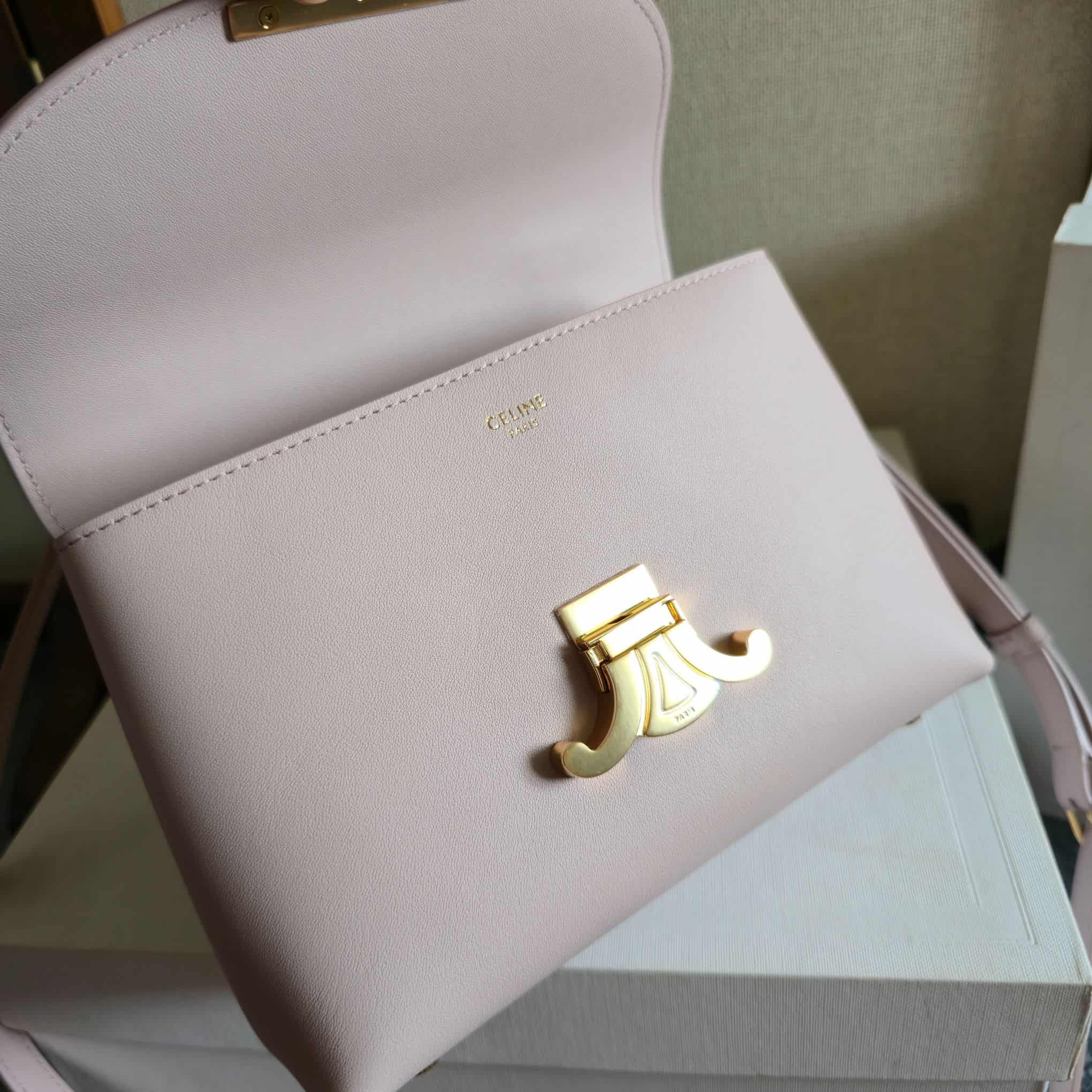 Celine Mini Nino bag in Light Pink Supple Calfskin High
