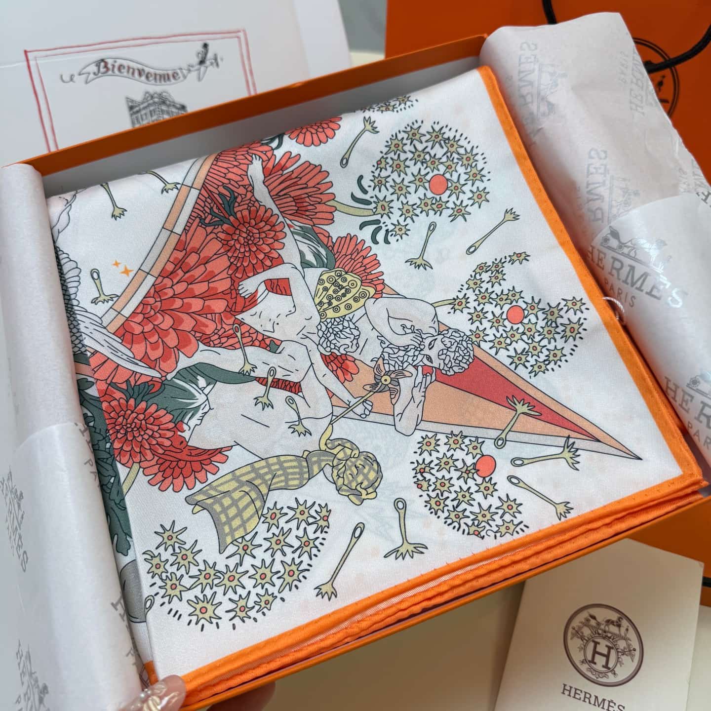 Hermes Silk Flagship Scarf 90