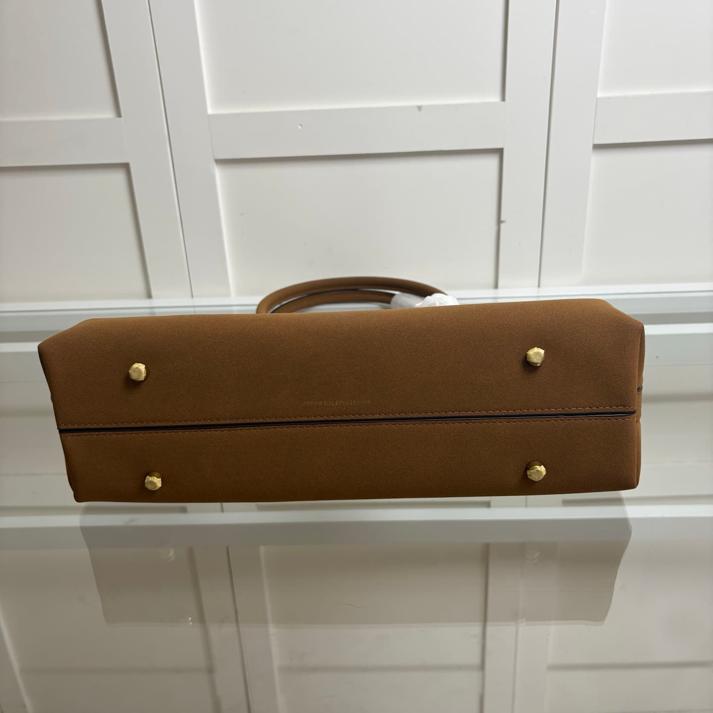 Coach Empire Carryall 34 in Warm Brown Suede High