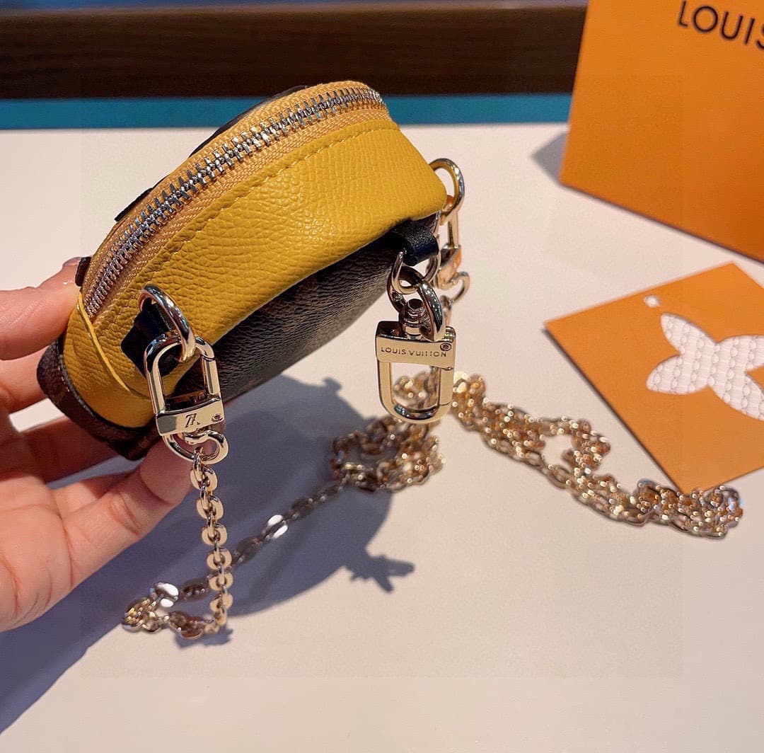 Louis Vuitton-themed Minion coin purse