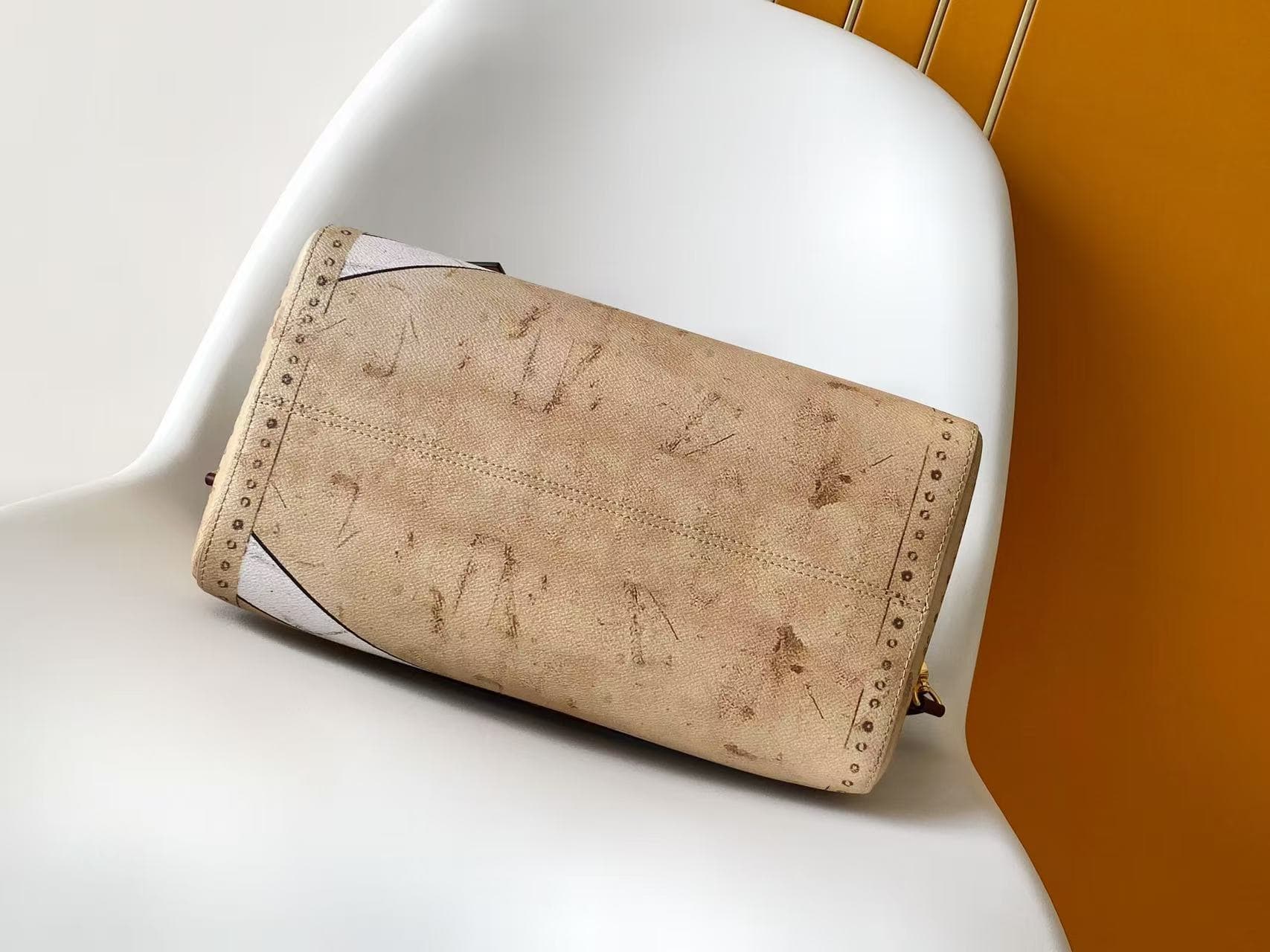 Louis Vuitton Speedy Soft 30 Beige Coated canvas M28149 High