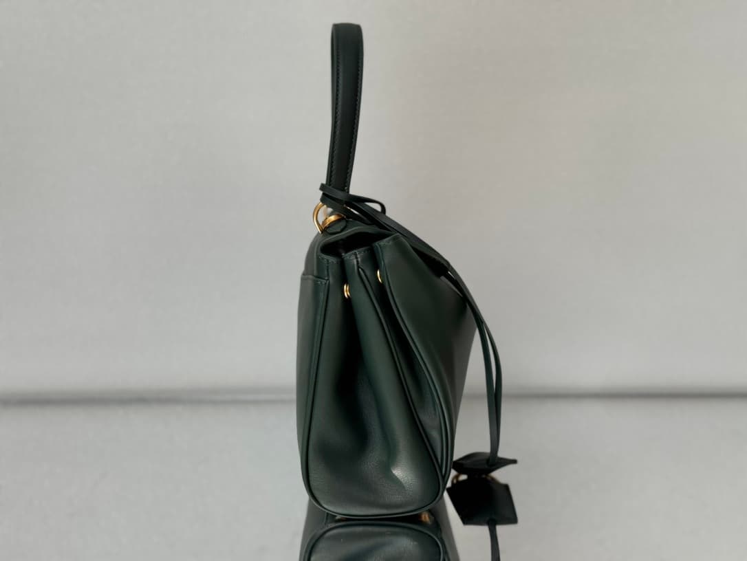 Balenciaga Rodeo Small Bag in Pine Green Leather With Gold-Tone Metal TOP