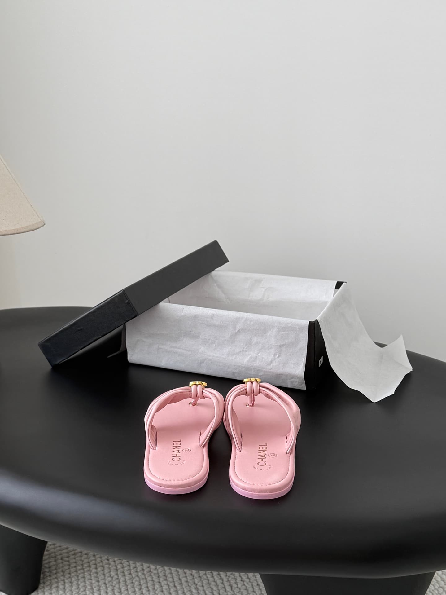 Chanel Coco Beach thong sandals