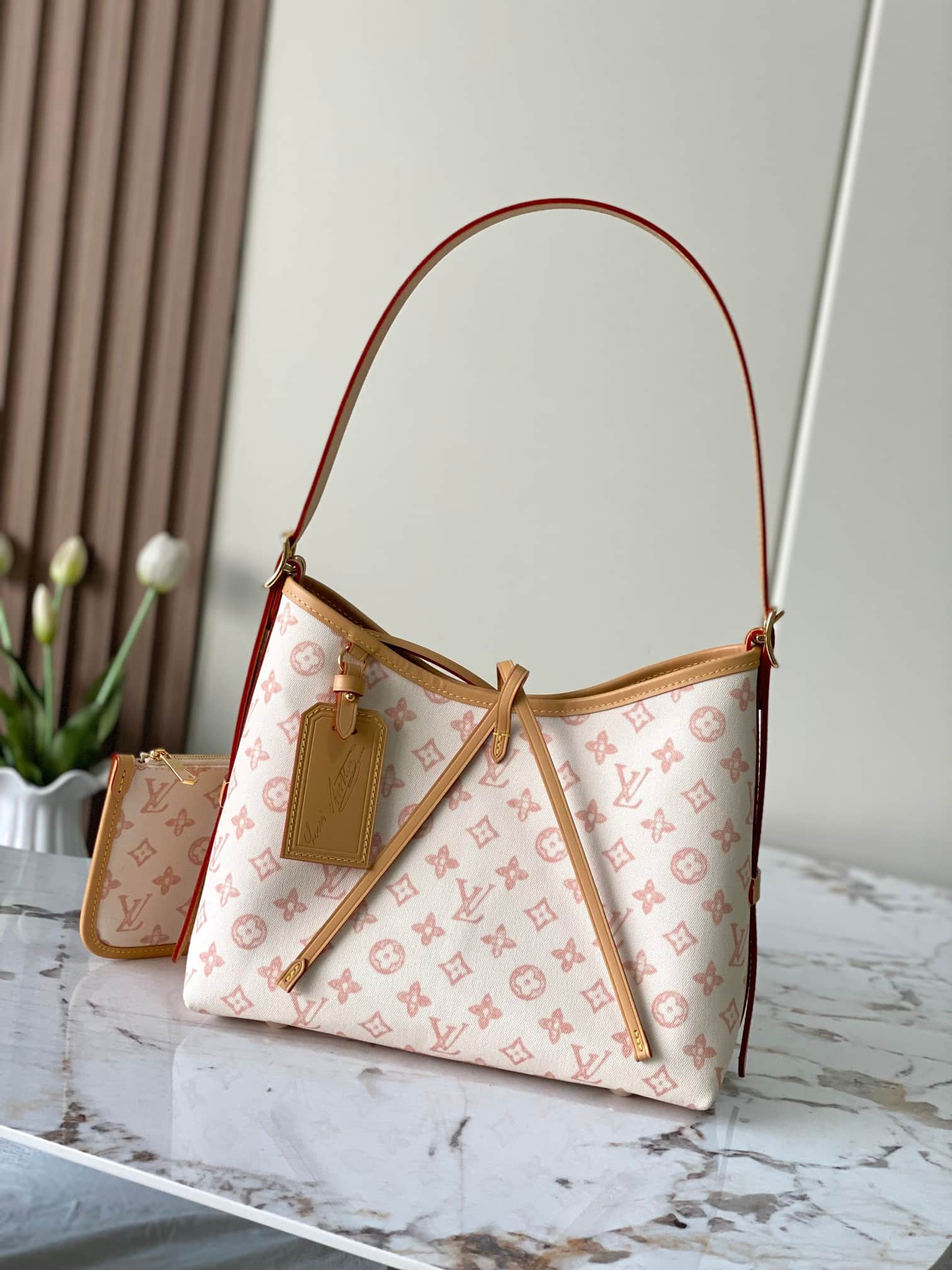 Louis Vuitton CarryAll MM Monogram Origine Lin Coated canvas M27948 High