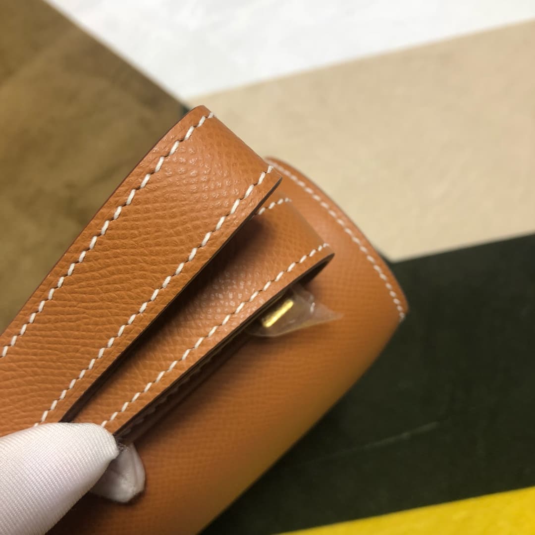 Hermes Mini Constance 18cm/24cm Epsom Bag WAX Gold High