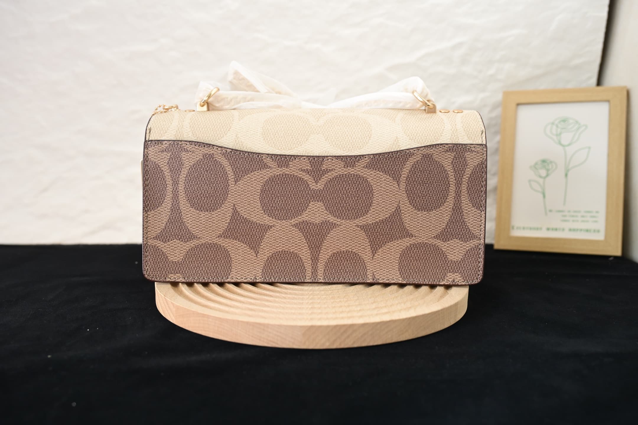 Coach Klare Envelope Crossbody Bag In Blocked Signature Canvas High