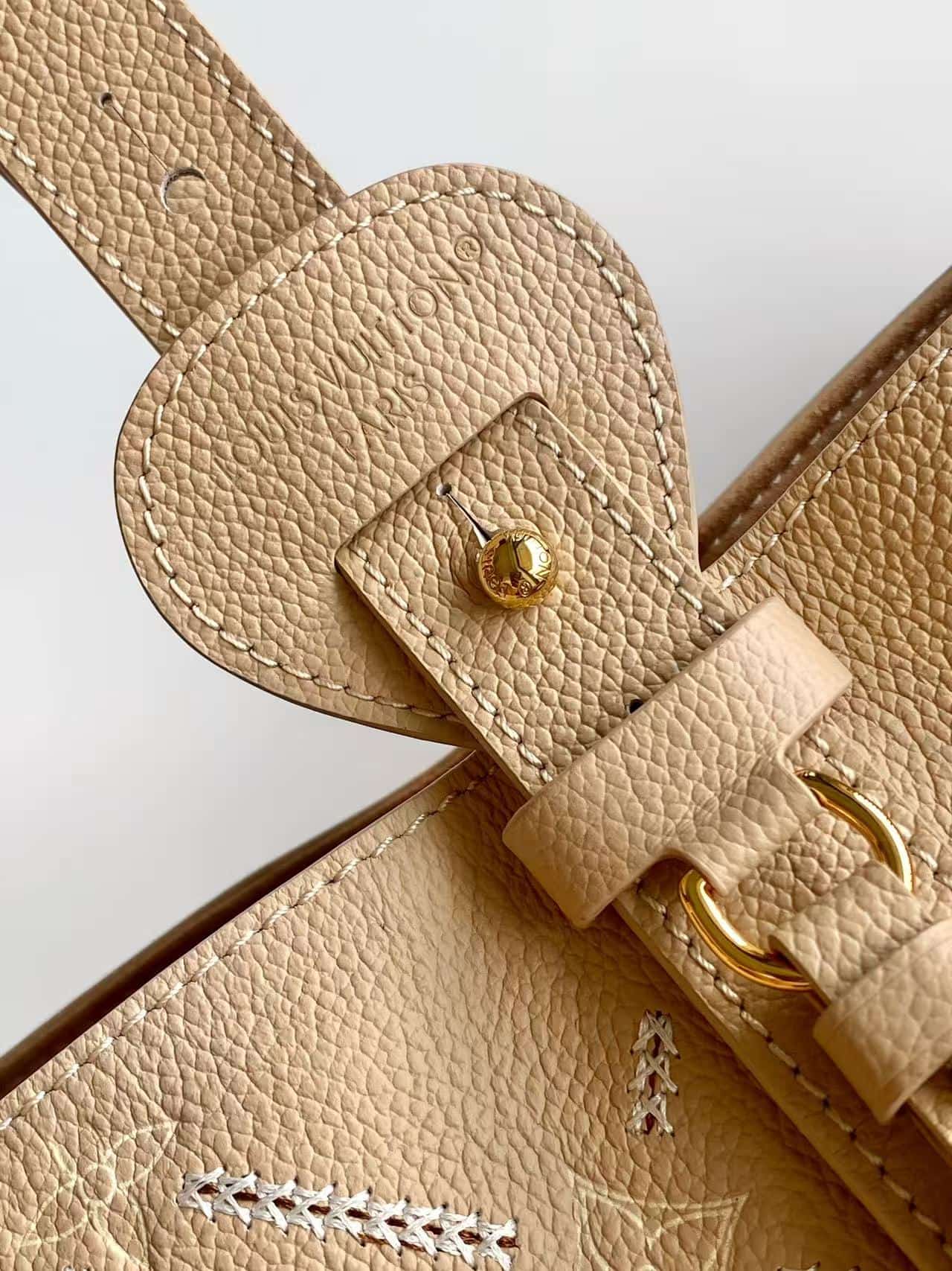 Louis Vuitton All In MM Hazelnut Couture Cowhide leather M28524 High