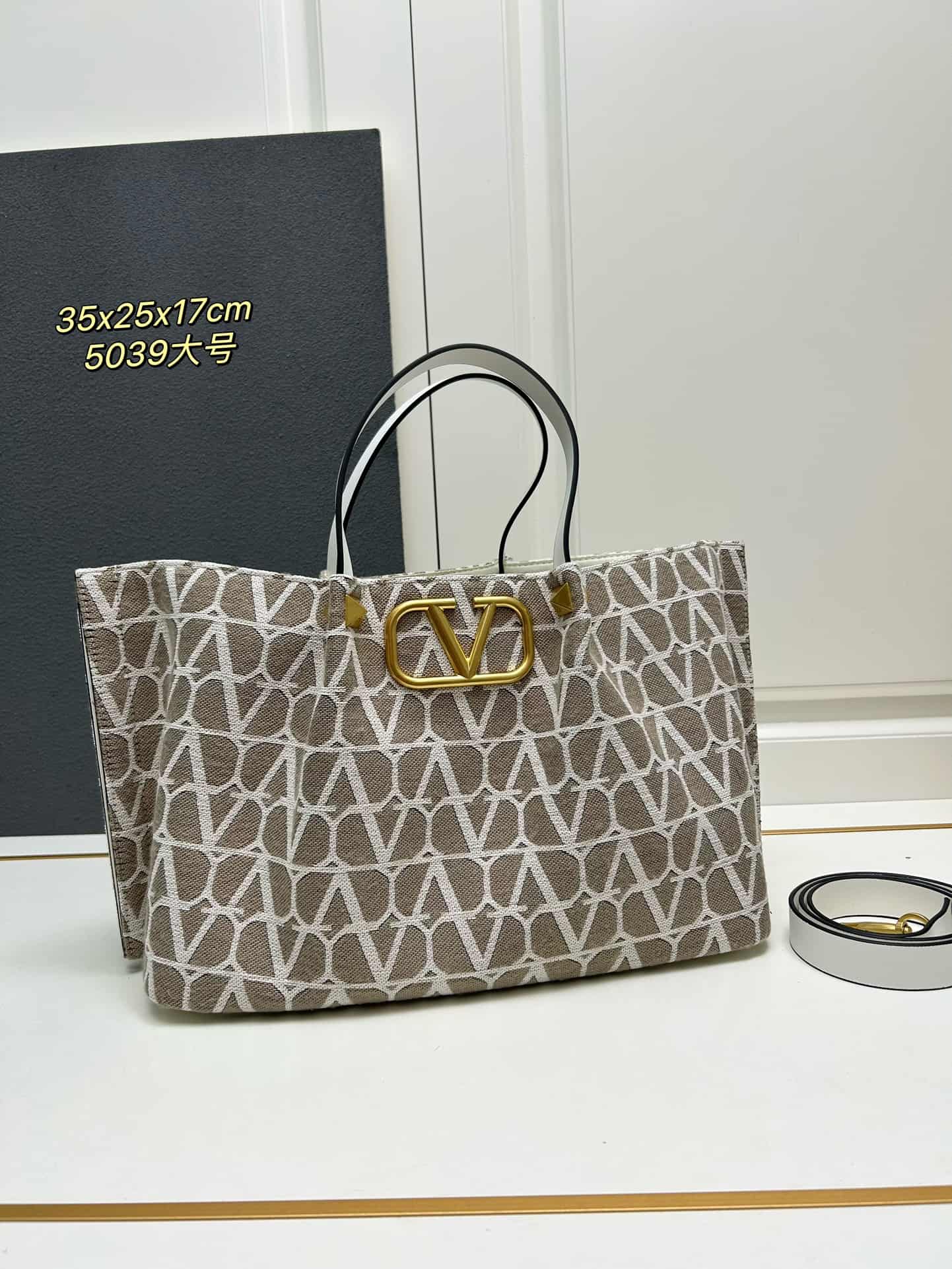 Valentino Garavani VLogo Signature Toile Iconographe Tote Bag  Mid