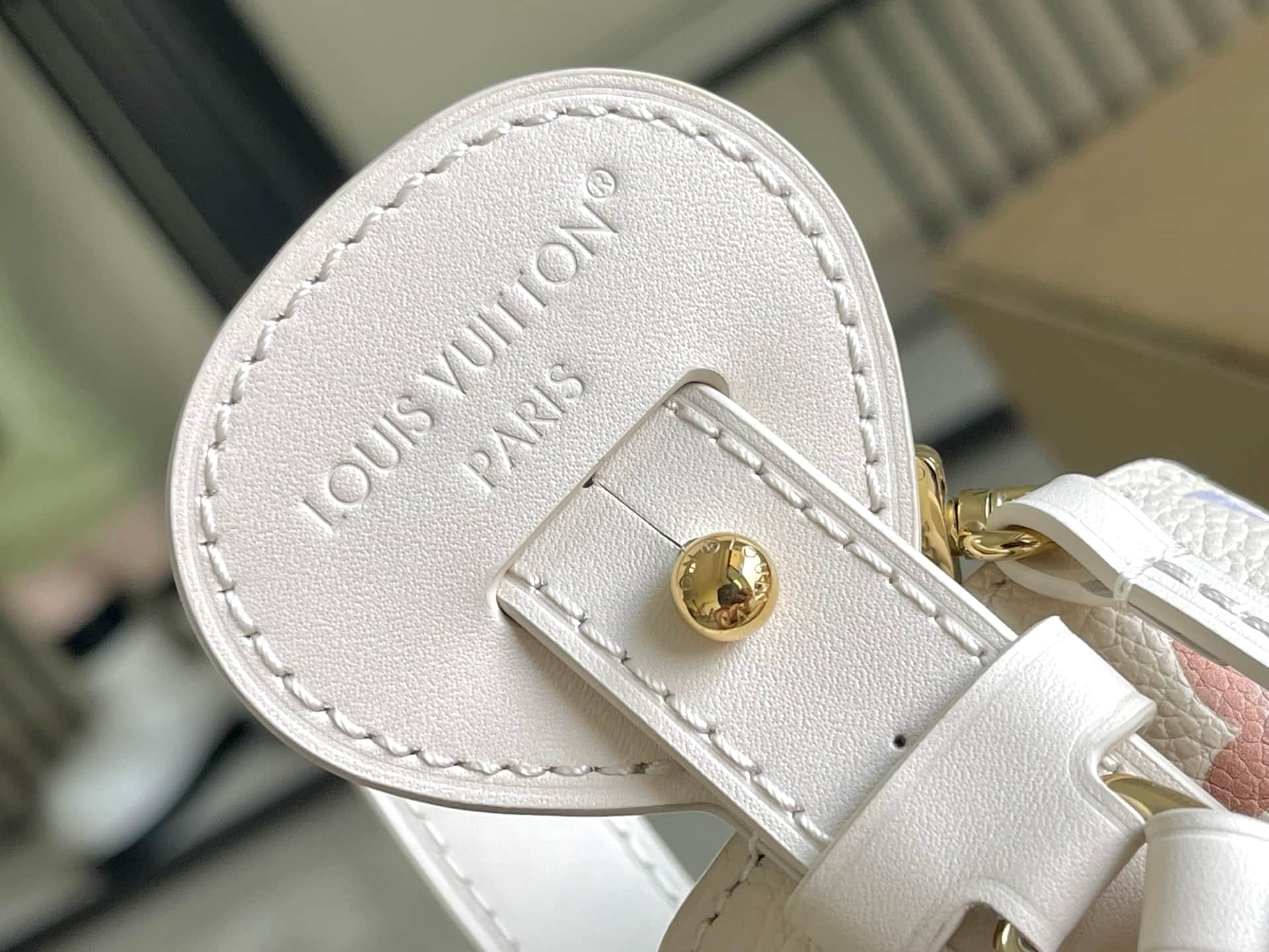 Louis Vuitton All In BB Dream Cream Embossed grained cowhide leather TOP