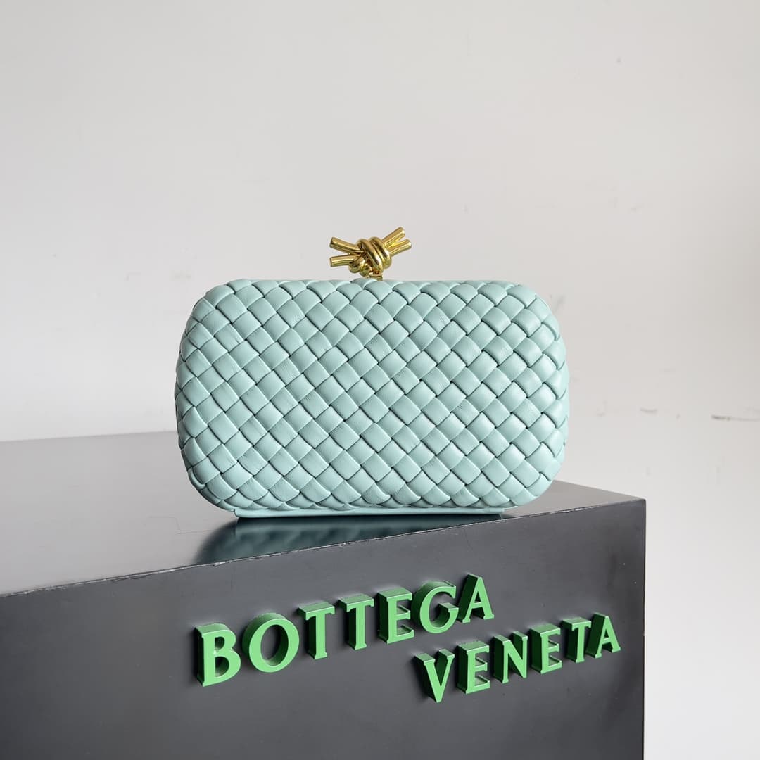 BV Knot Minaudière Clutch Lambskin Top