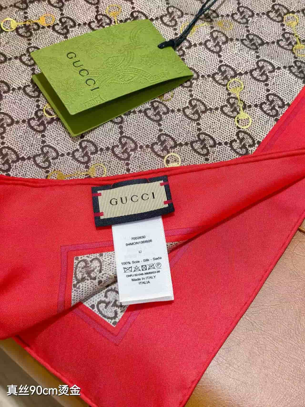 Gucci Silk Square Scarf