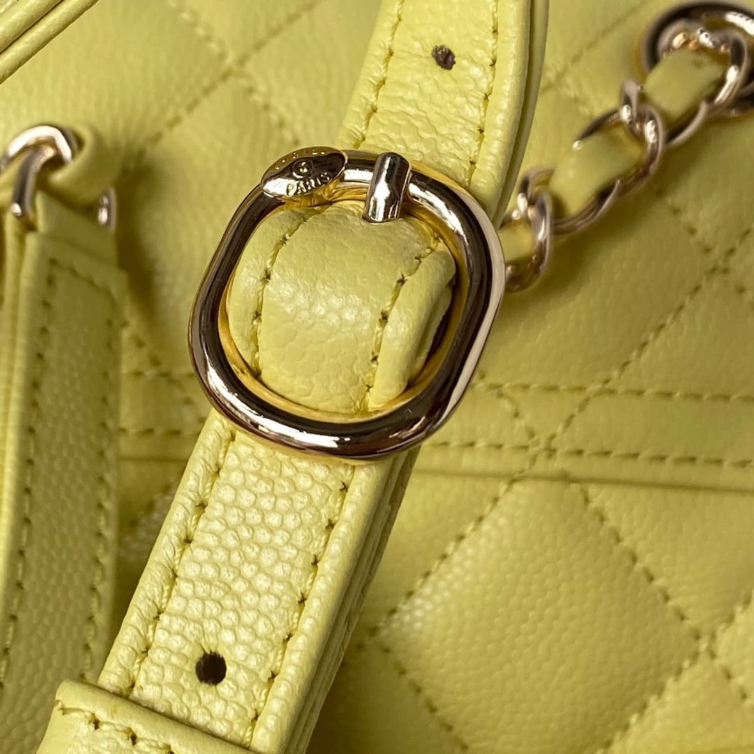 Chanel Urban Spirit Backpack Grained Calfskin & Gold-Metal AS4059 Yellow A
