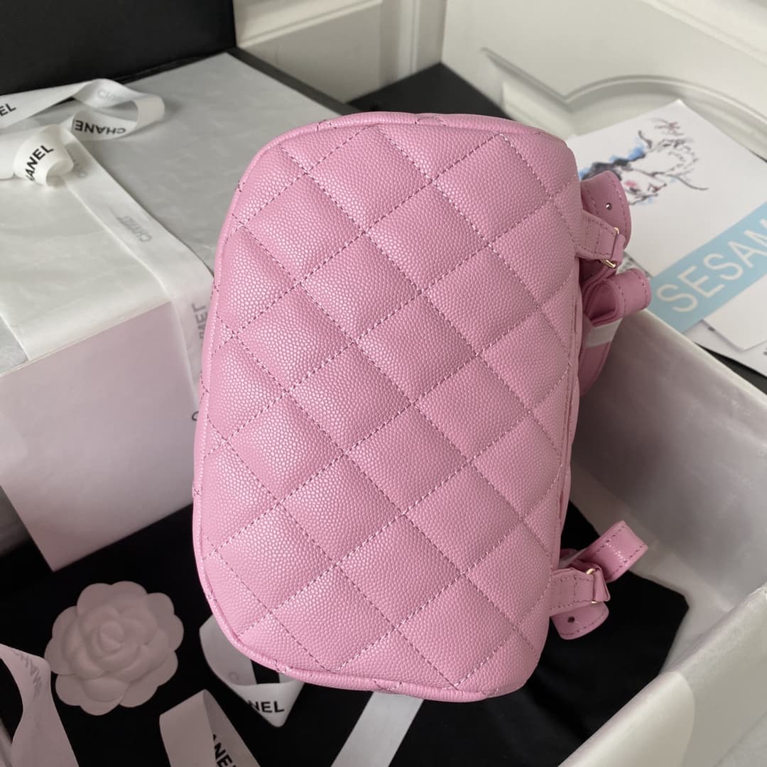 Chanel Urban Spirit Backpack Grained Calfskin & Gold-Metal AS4059 Lalic A