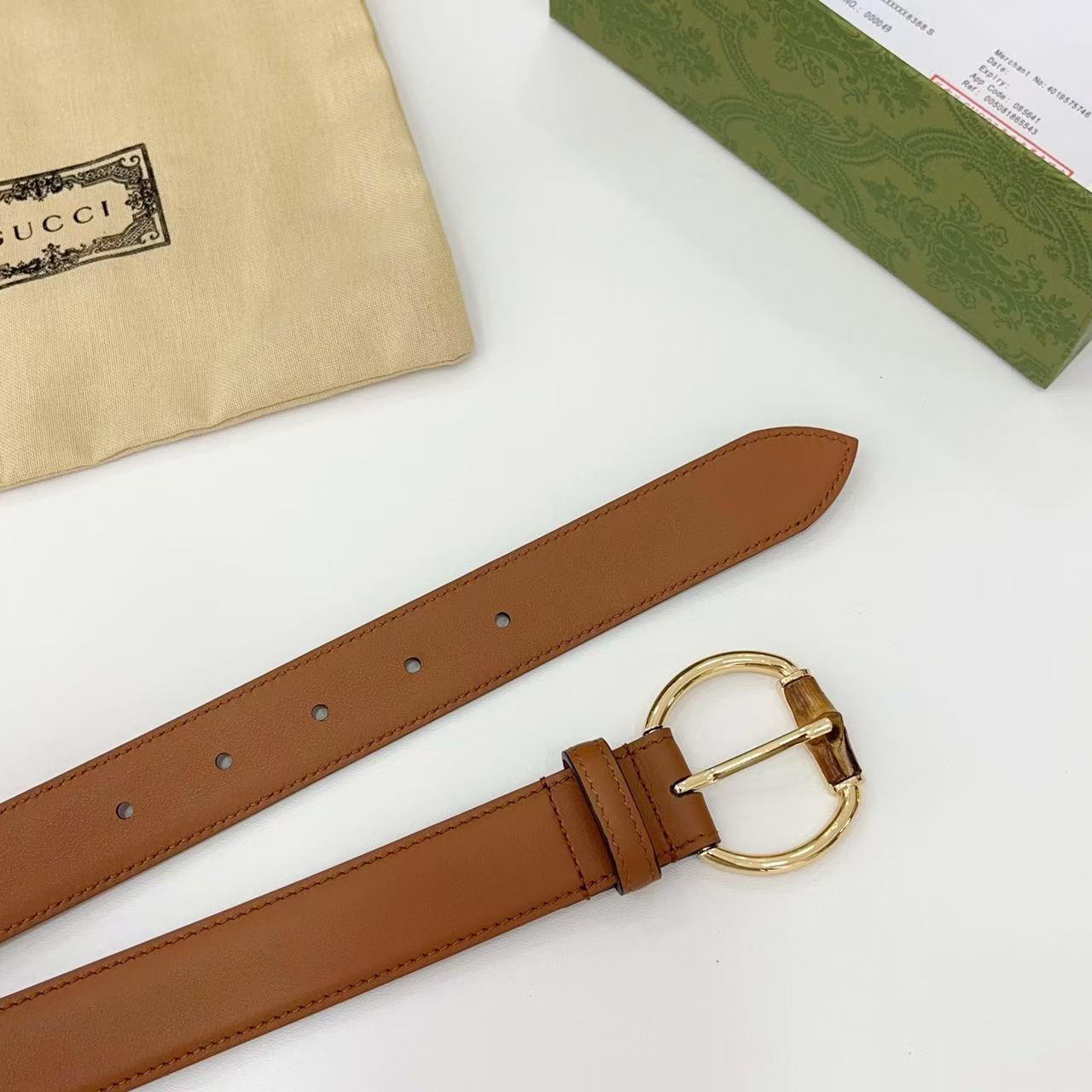 Gucci Belt with bamboo detail buckle 30mm High