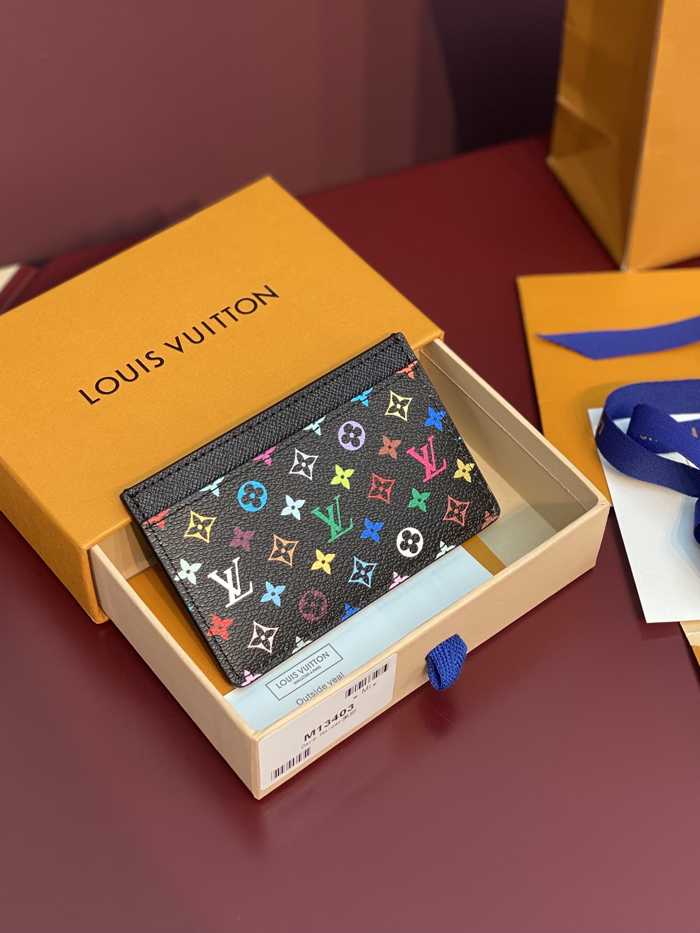 Louis Vuitton x Murakami Card Holder Monogram coated canvas M13403 High