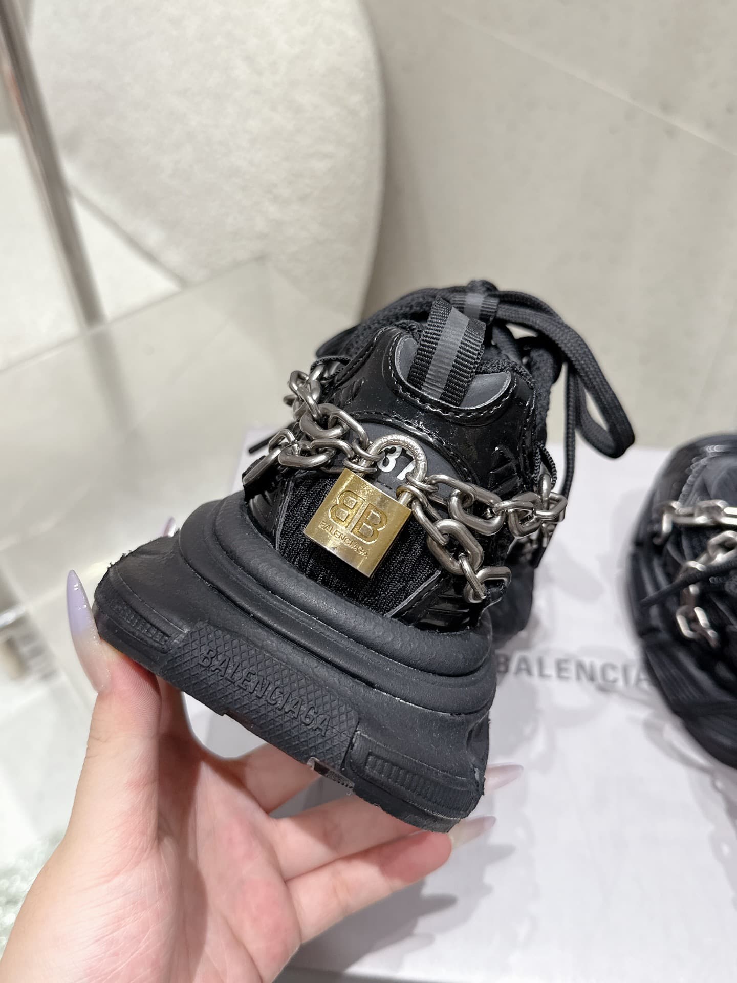 Balenciaga 3XL Extreme Laces B Sneaker Shoes Men Women