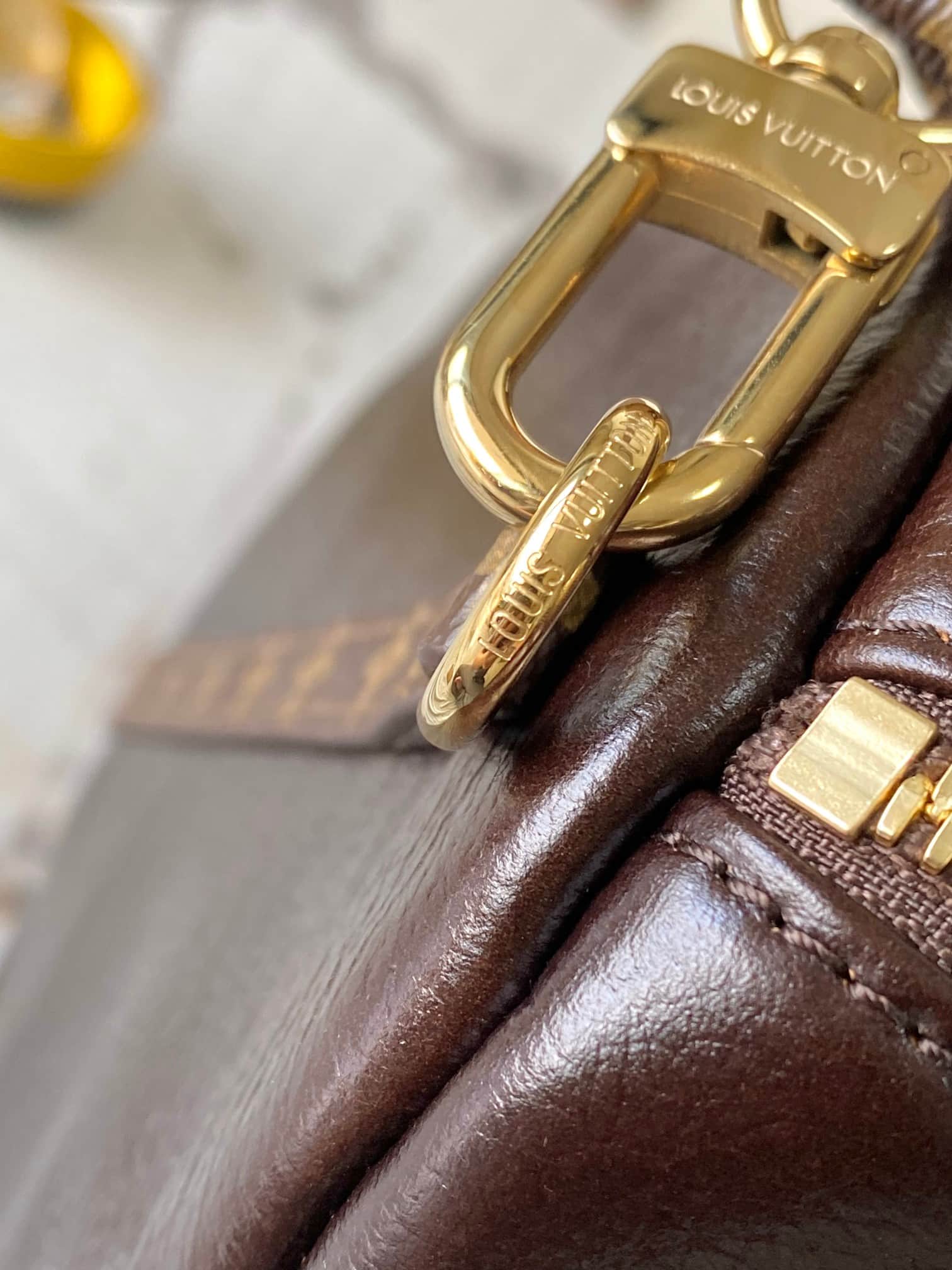 Louis Vuitton Express MM Calfskin leather Monogram Saga/Acajou M26359 TOP