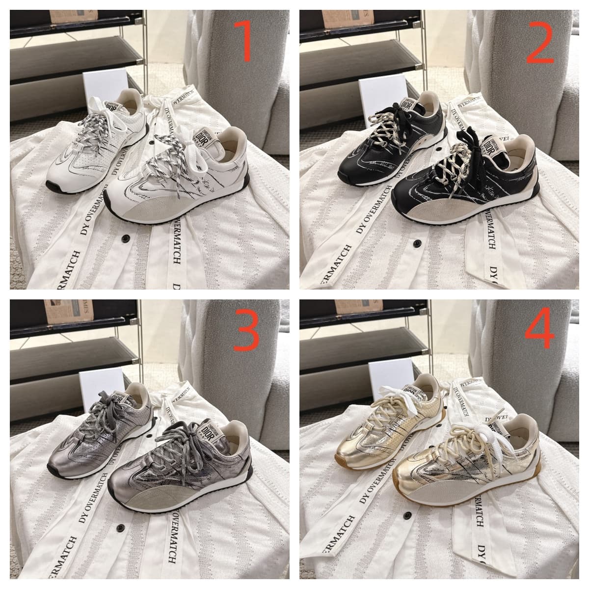 Dior D-Sketch Sneaker Shoes Women
