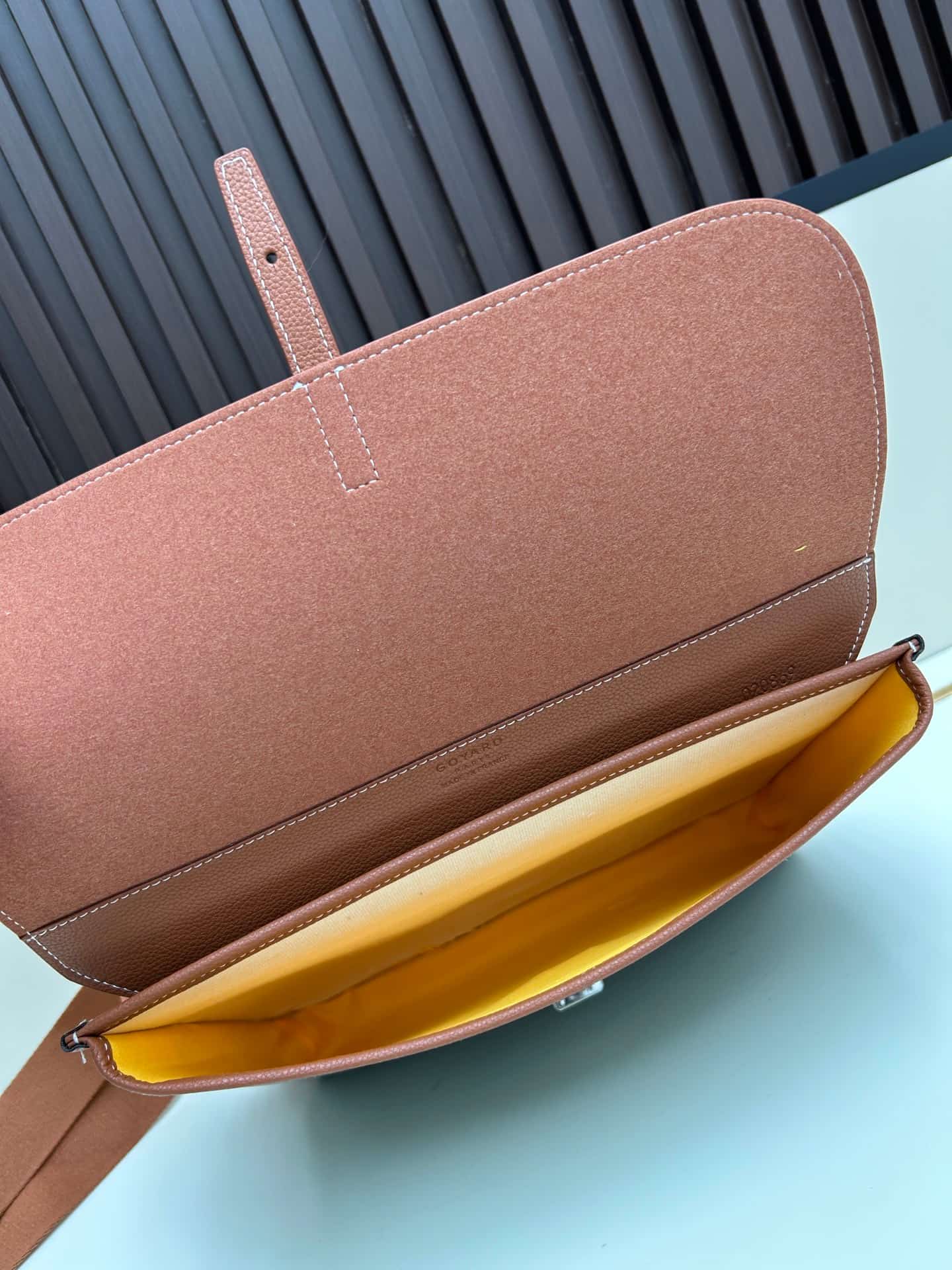 Goyard Coursier Messenger Bag Brown Mid