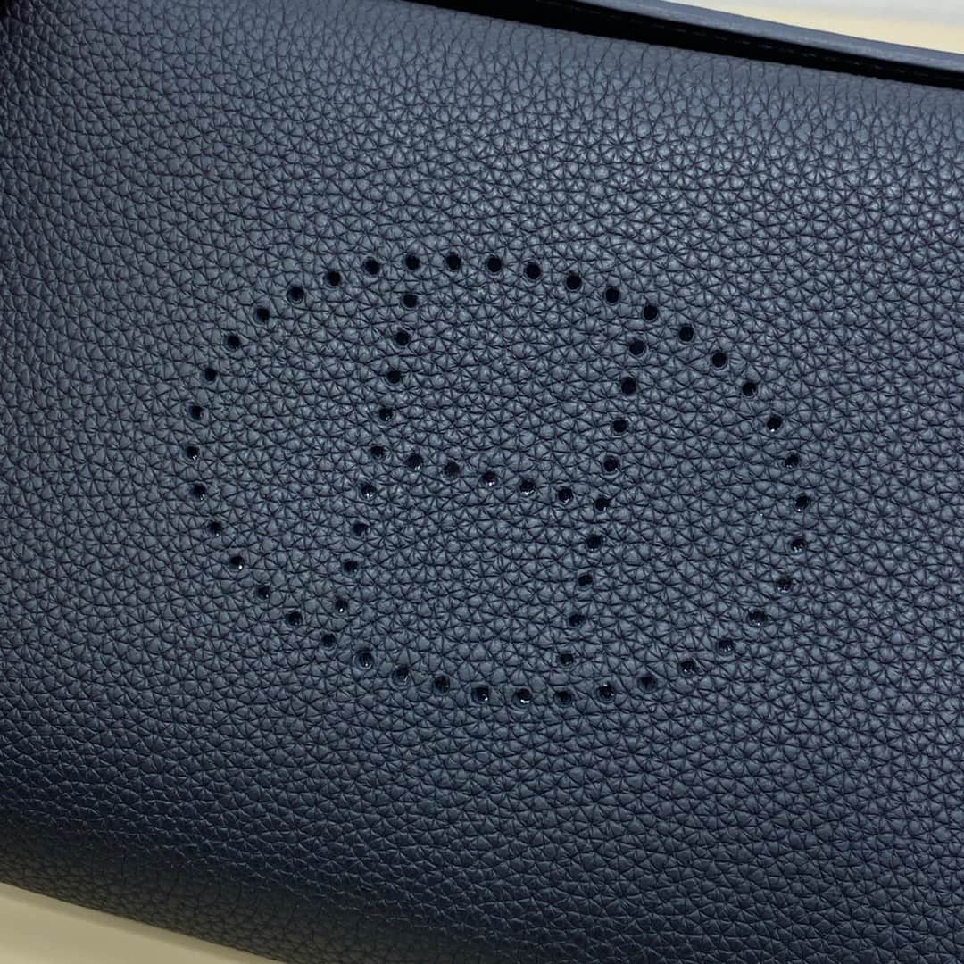 Hermès Videpoches Bag Togo Leather In Navy WAX High