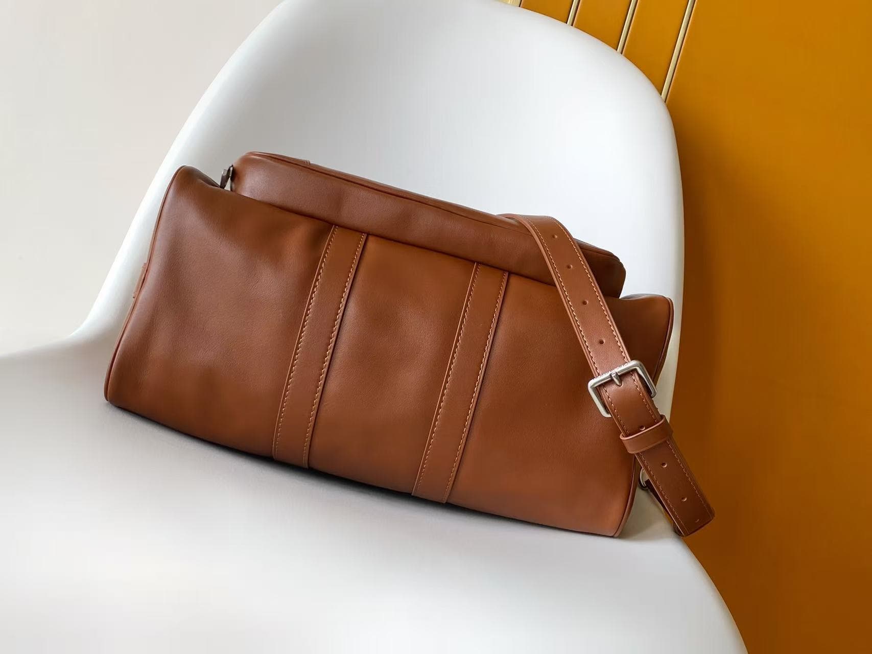 Louis Vuitton Keepall Cargo Bandoulière 35 Caramel Calfskin leather M28100 High