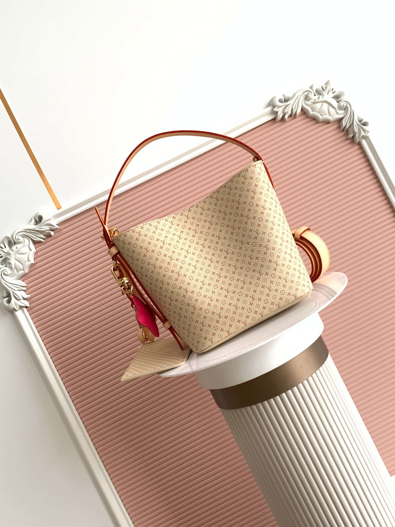 Louis Vuitton All In BB Dune/Sand Calfskin leather M15130 High