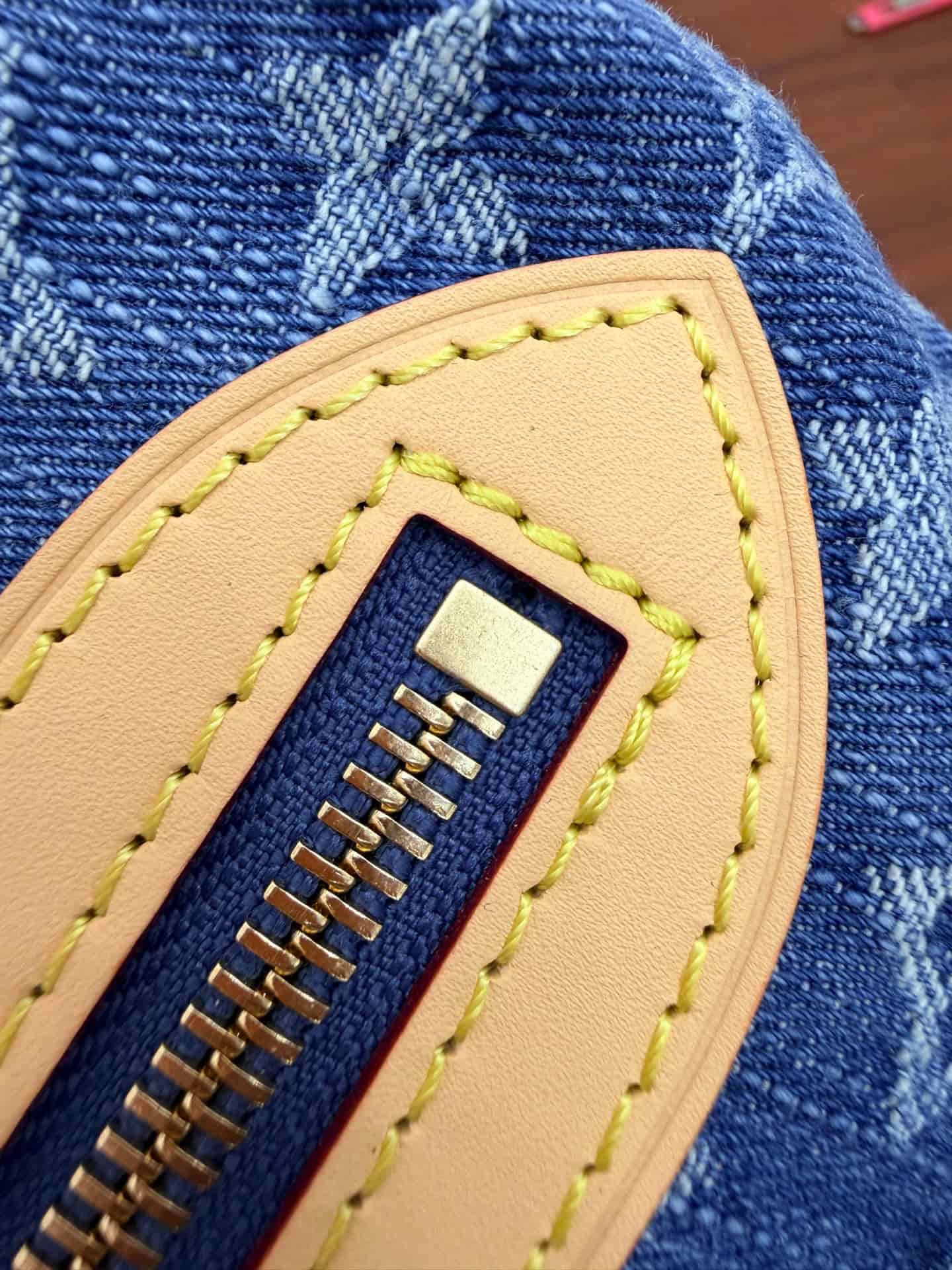 Louis Vuitton Baggy Monogram Blue Denim M27329 TOP
