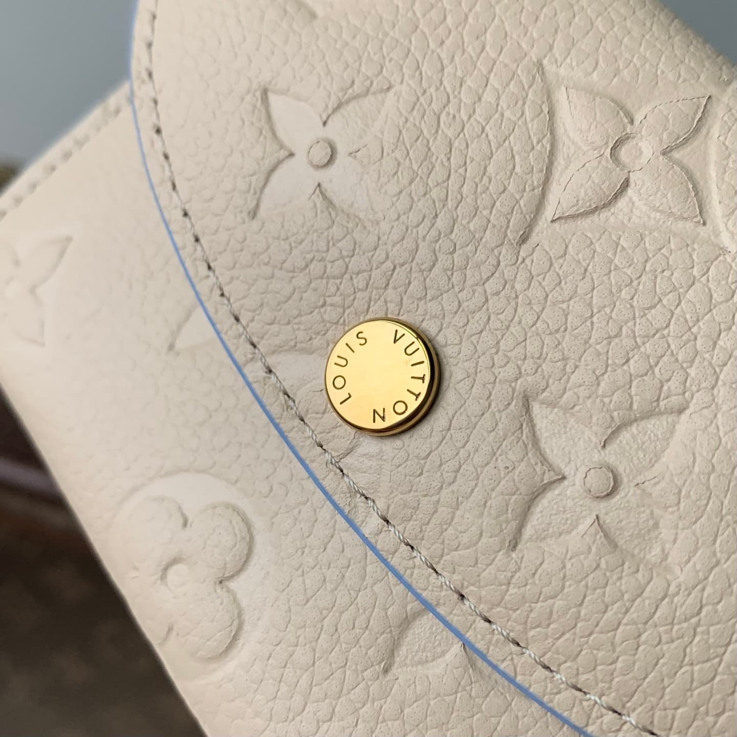 Louis Vuitton Rosalie Coin Purse Poplar/Blue Iris Cowhide leather M29797 High